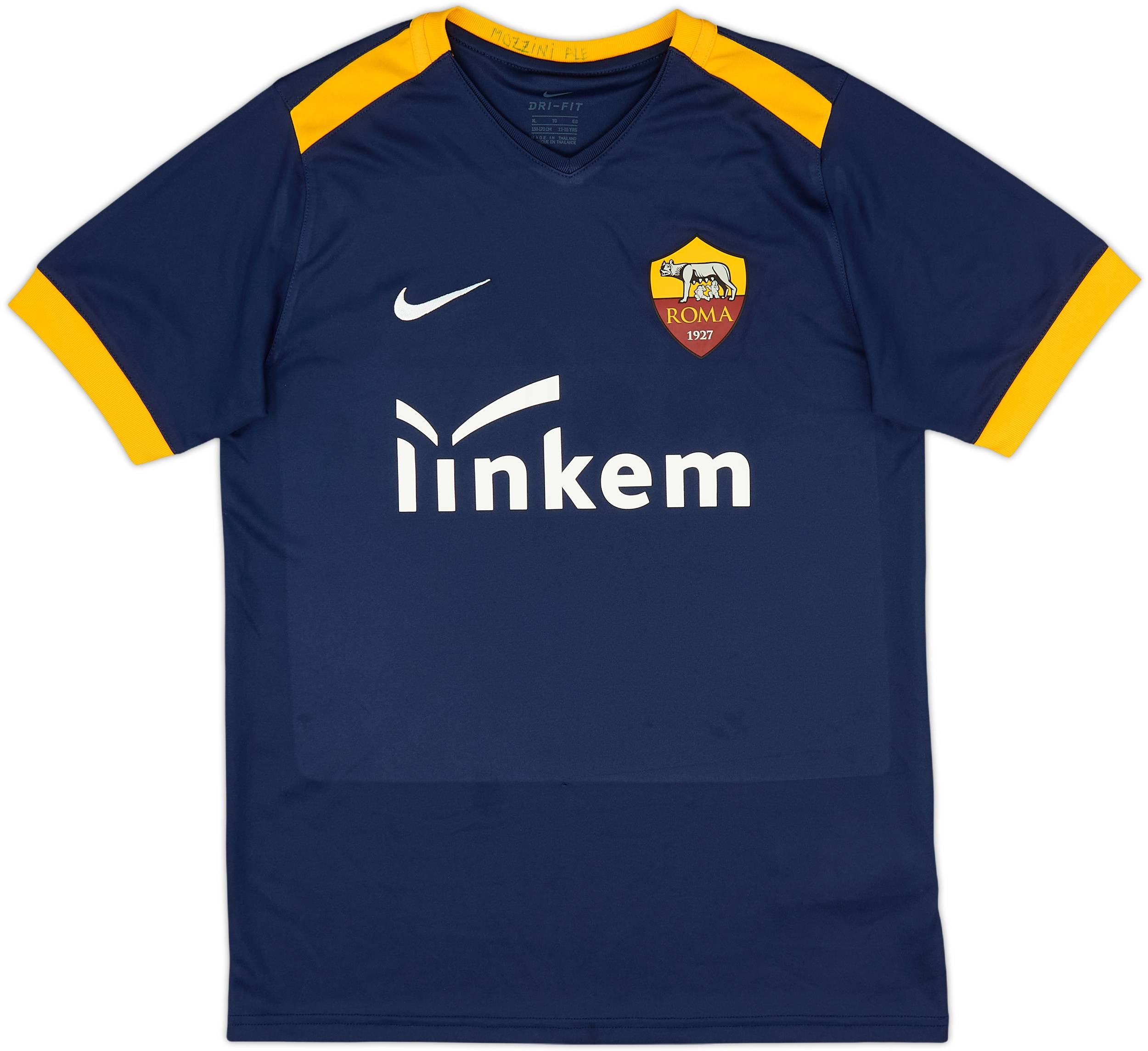 Roma Football Roma Training Jersey Jersey T Shirt As Roma Nike