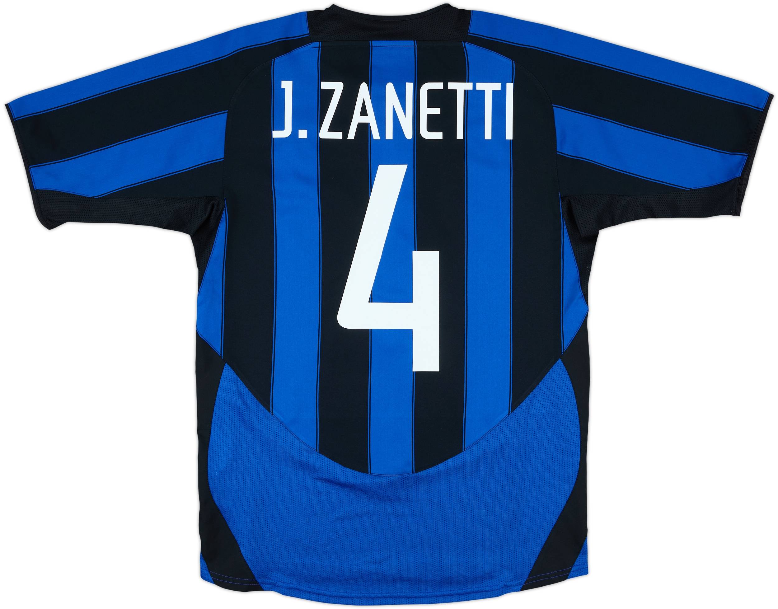 公式サイト - #4 J.Zanetti Shirt Home Milan Inter 2003-04 5/10 (S) - ウェア