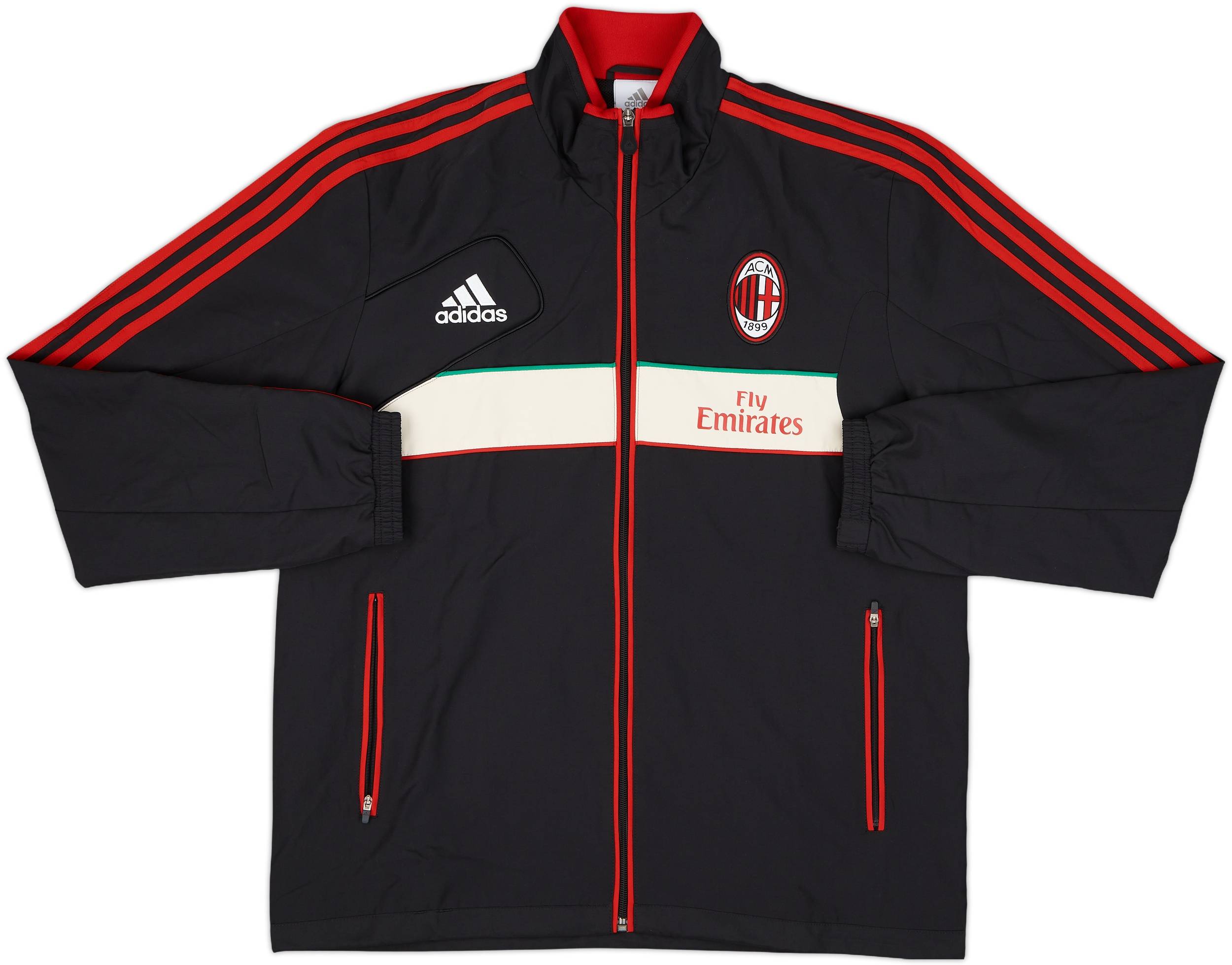 2012-13 AC Milan adidas Track Jacket - 8/10 - (M/L)