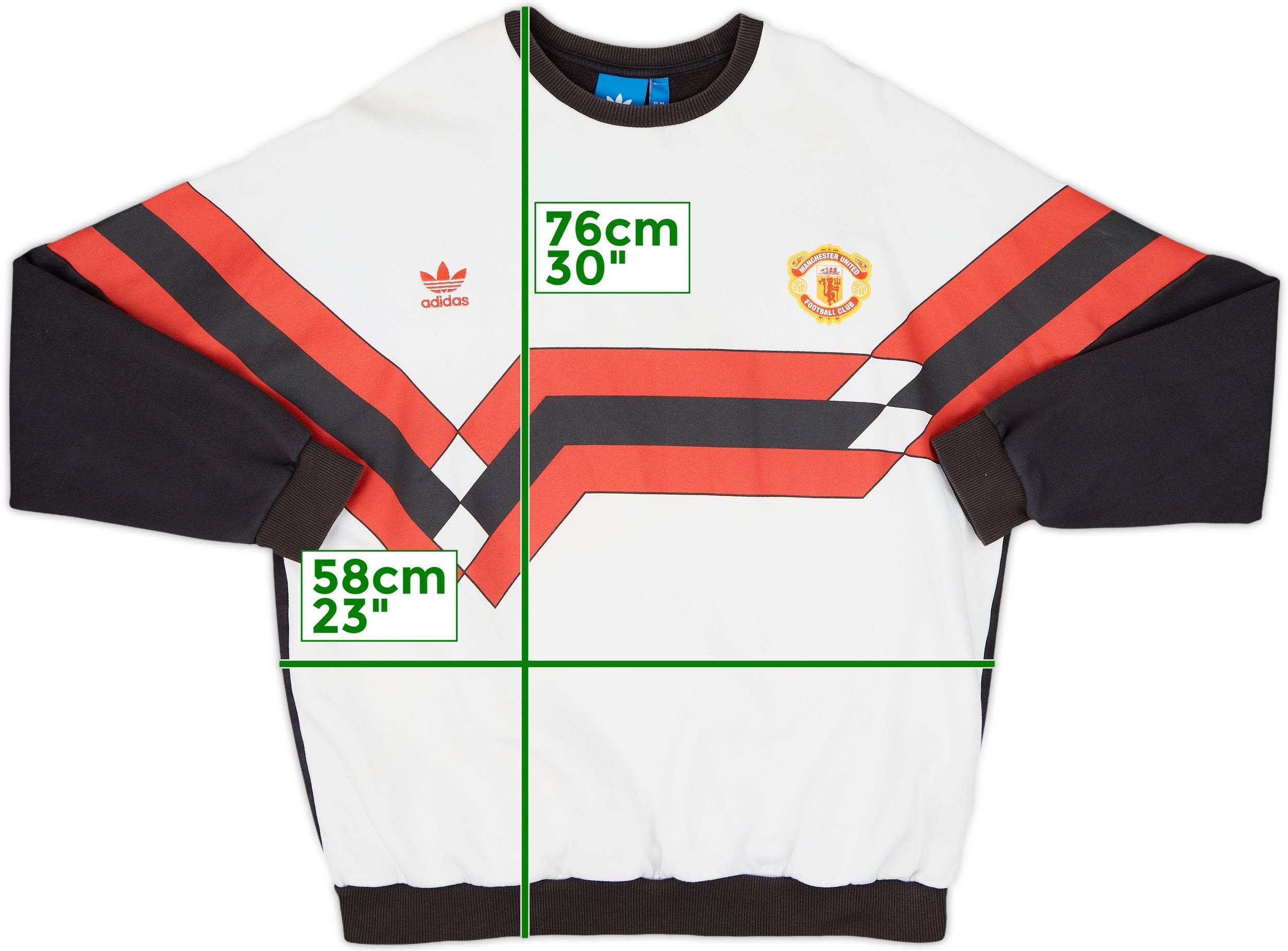 ウェア Adidas Manchester United retro Men's adidas Originals Black Manchester United Retro Raglan