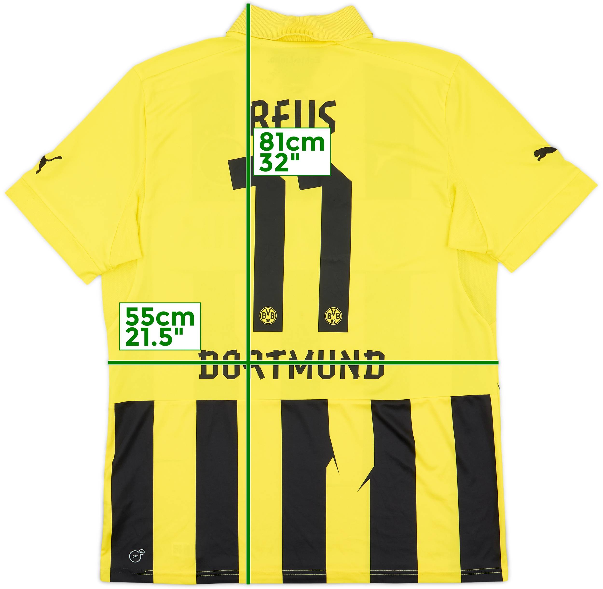 Borussia Dortmund REUS 11 シャツ Puma Borussia Dortmund Home Reus 11 Shirt 2024-2025