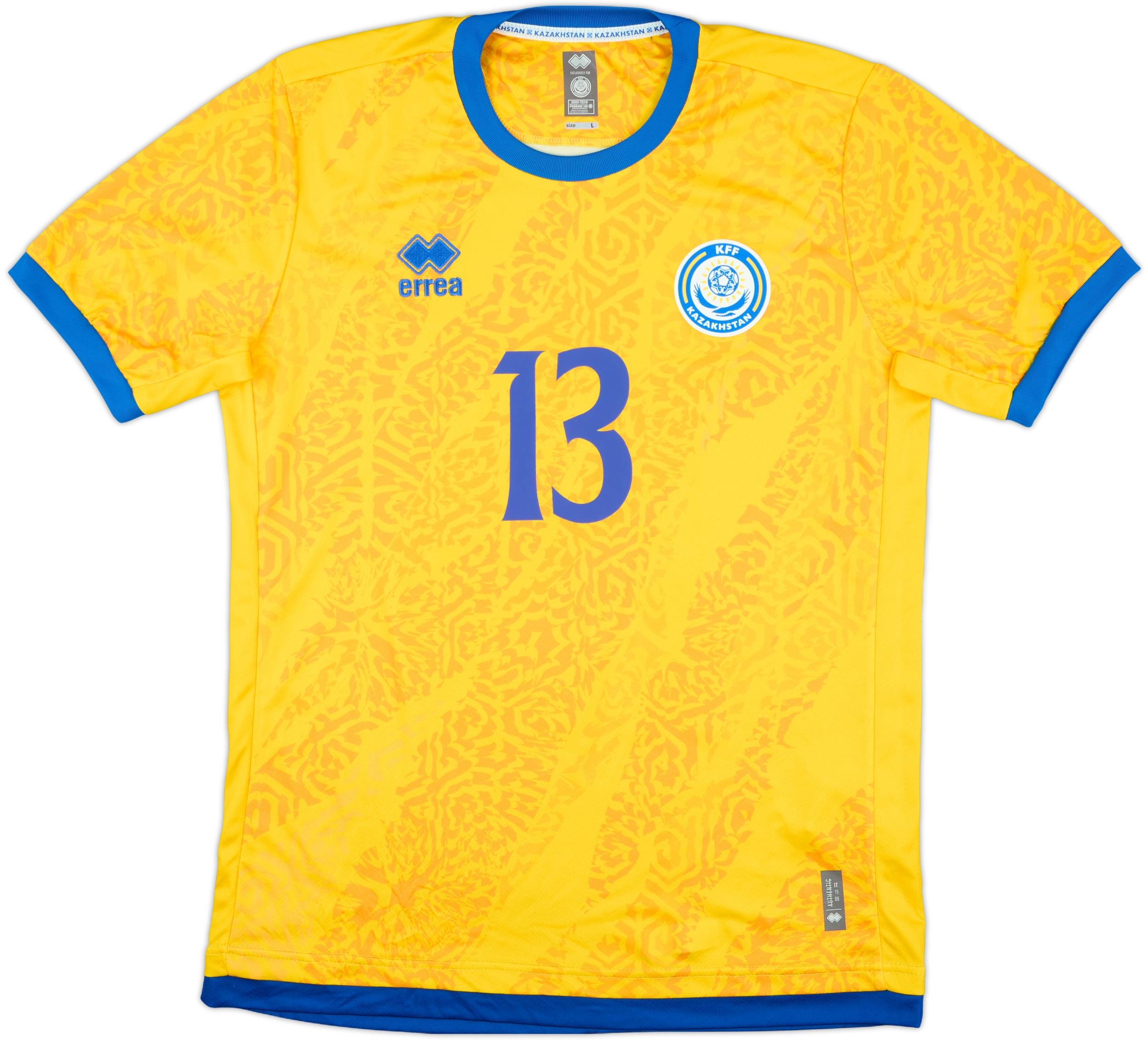 2023-24 Kazakhstan Match Issue Home Shirt #13