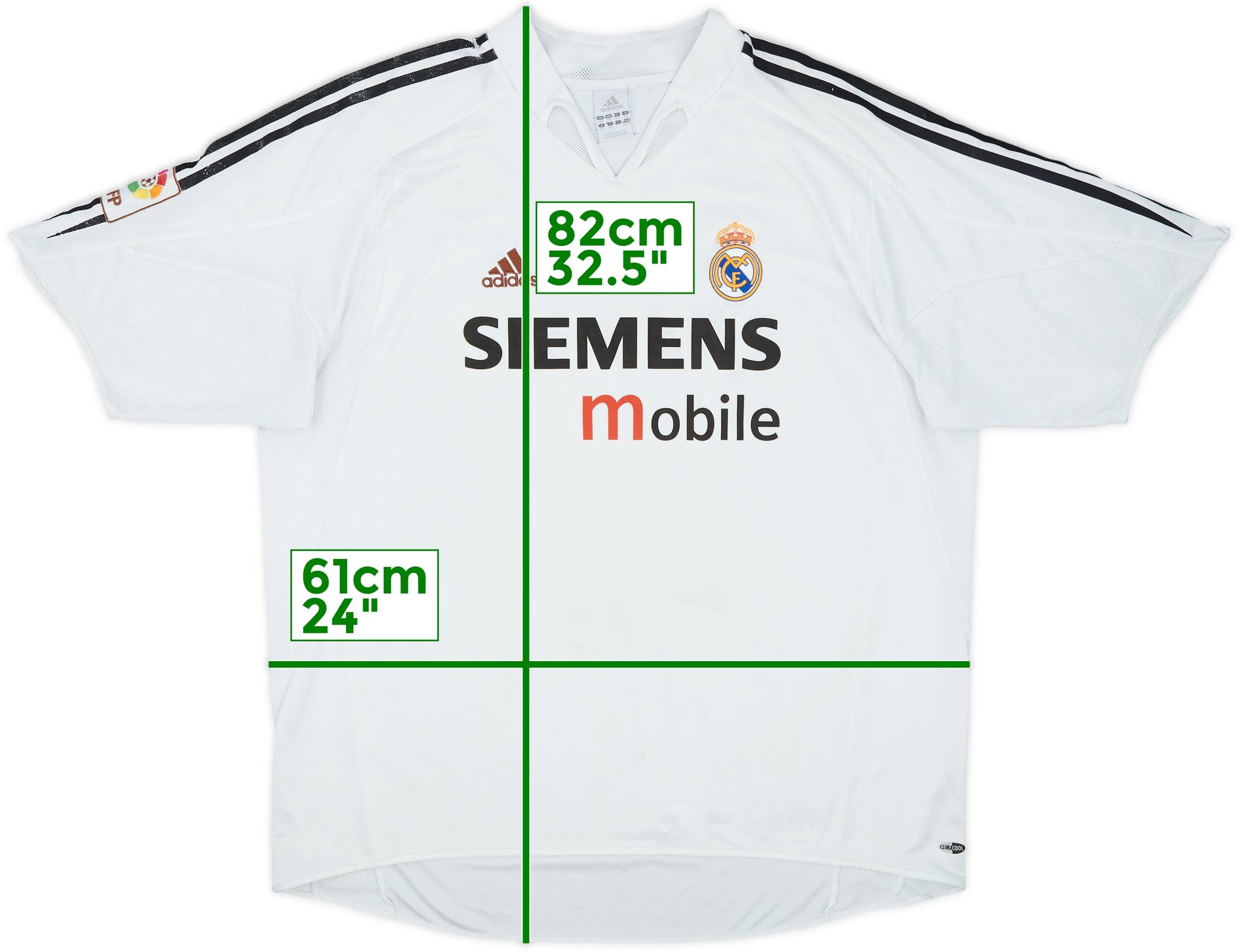 2004-05 Real Madrid Home Shirt - 5/10 - (XXL)