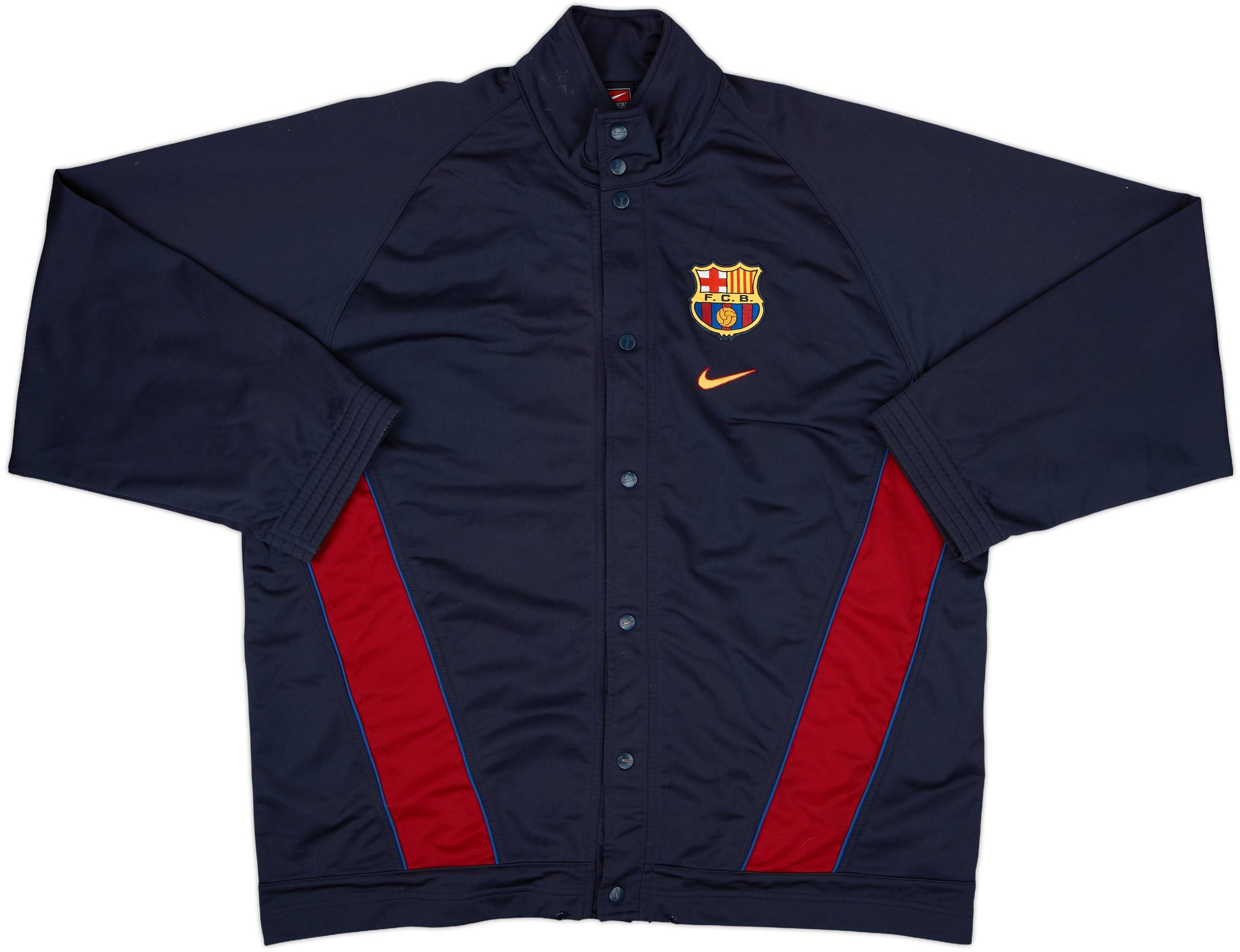 BARCELONA 1998 1999 TRACK JACKET FOOTBALL SOCCER TRAINING
