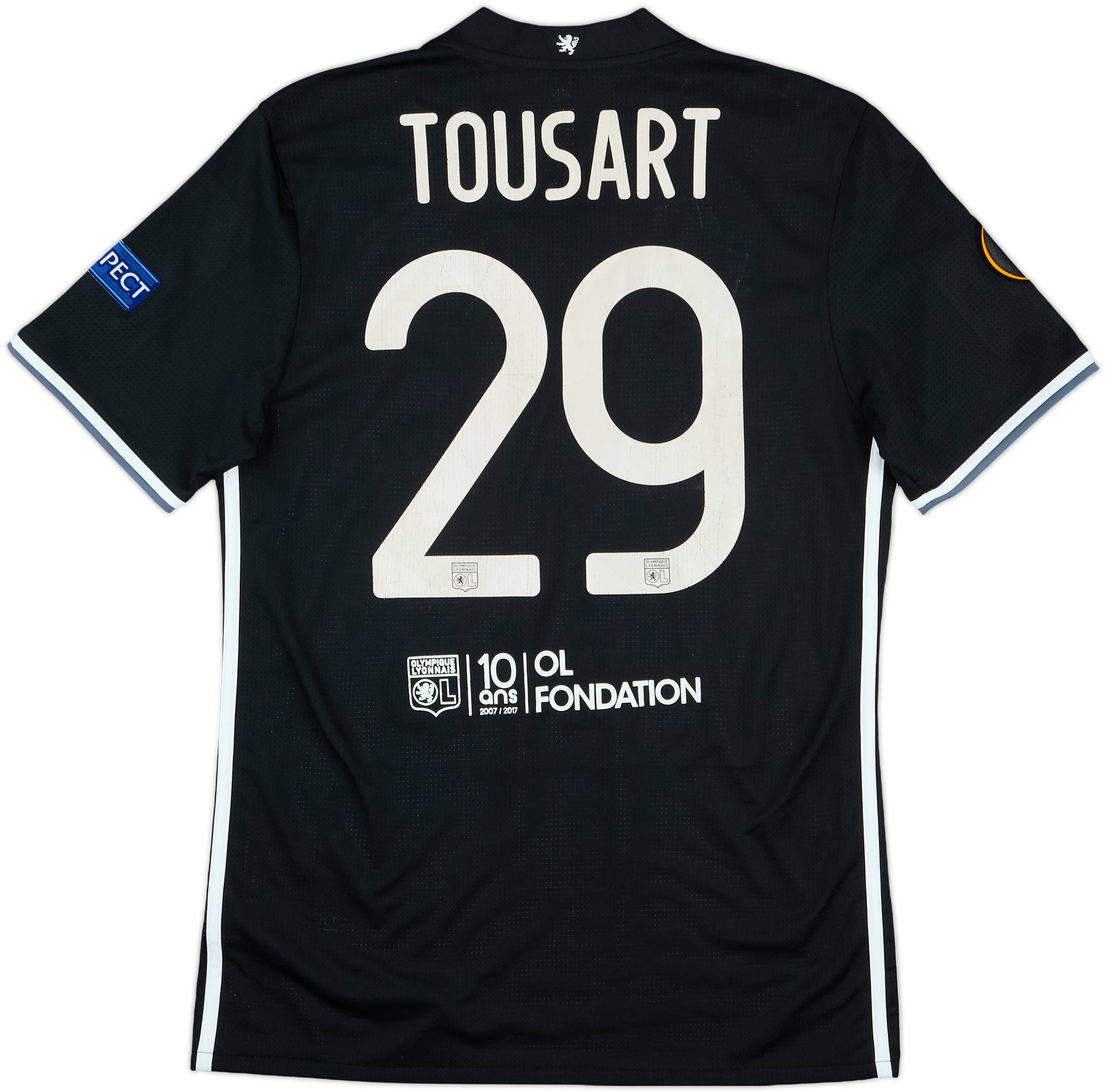 2017-18 Lyon Third Shirt Tousart #29 - 6/10 - (L)