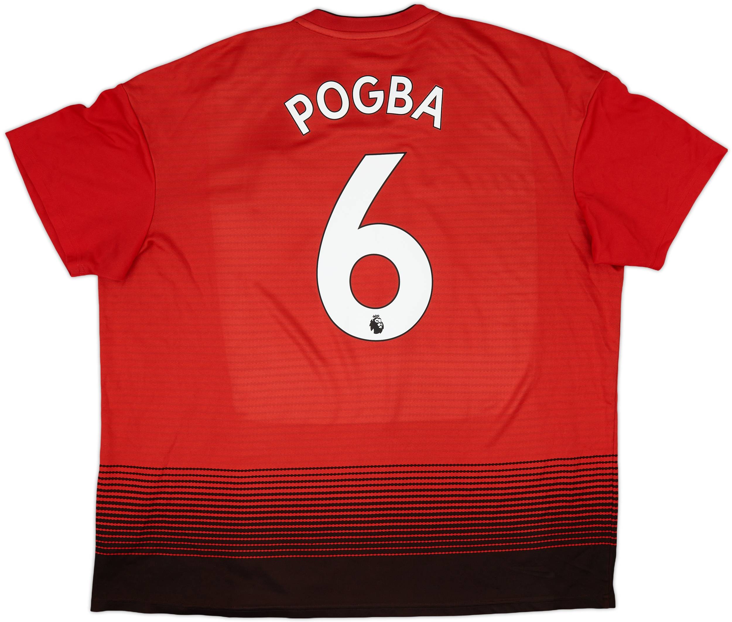 2018-19 Manchester United Home Shirt Pogba #6 - 7/10 - (XXL)