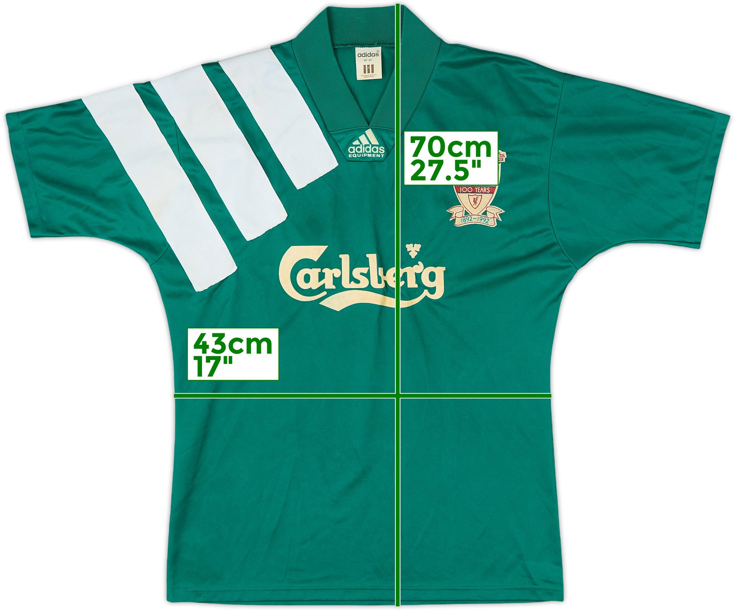 1992-93 Liverpool Centenary Away Shirt - 7/10 - (M)