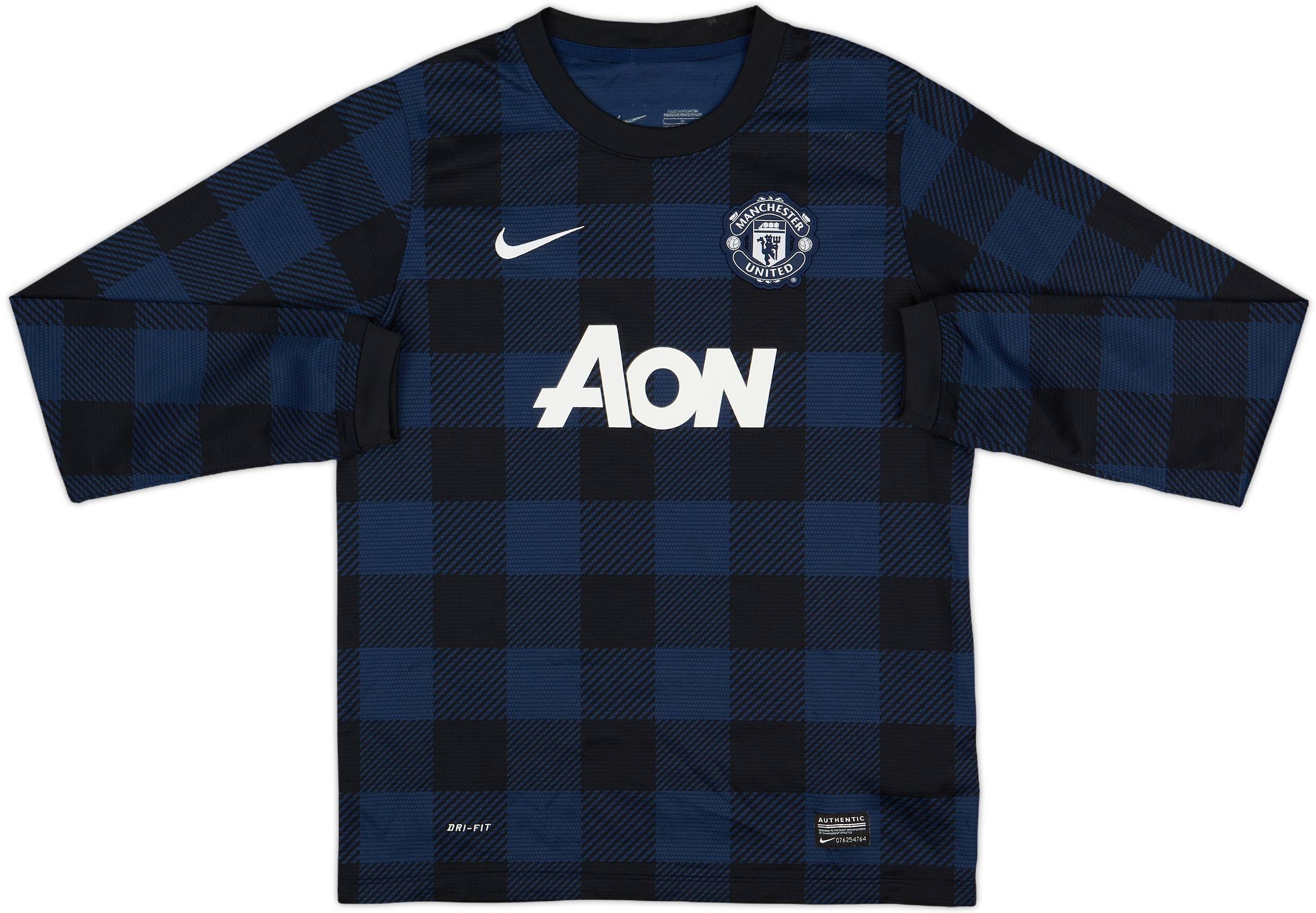2013-14 Manchester United Away L/S Shirt - 8/10 - (L.Boys)