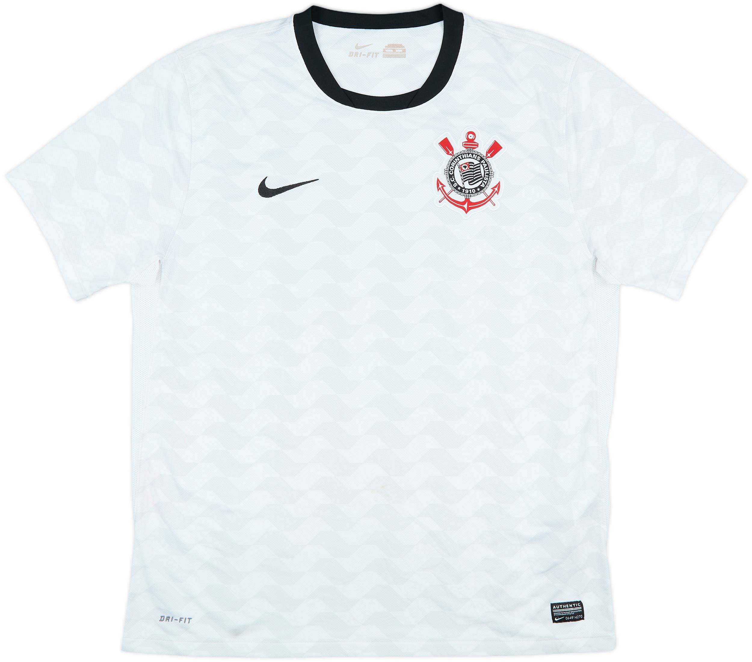2012-13 Corinthians Home Shirt #11 - 5/10 - (XL)