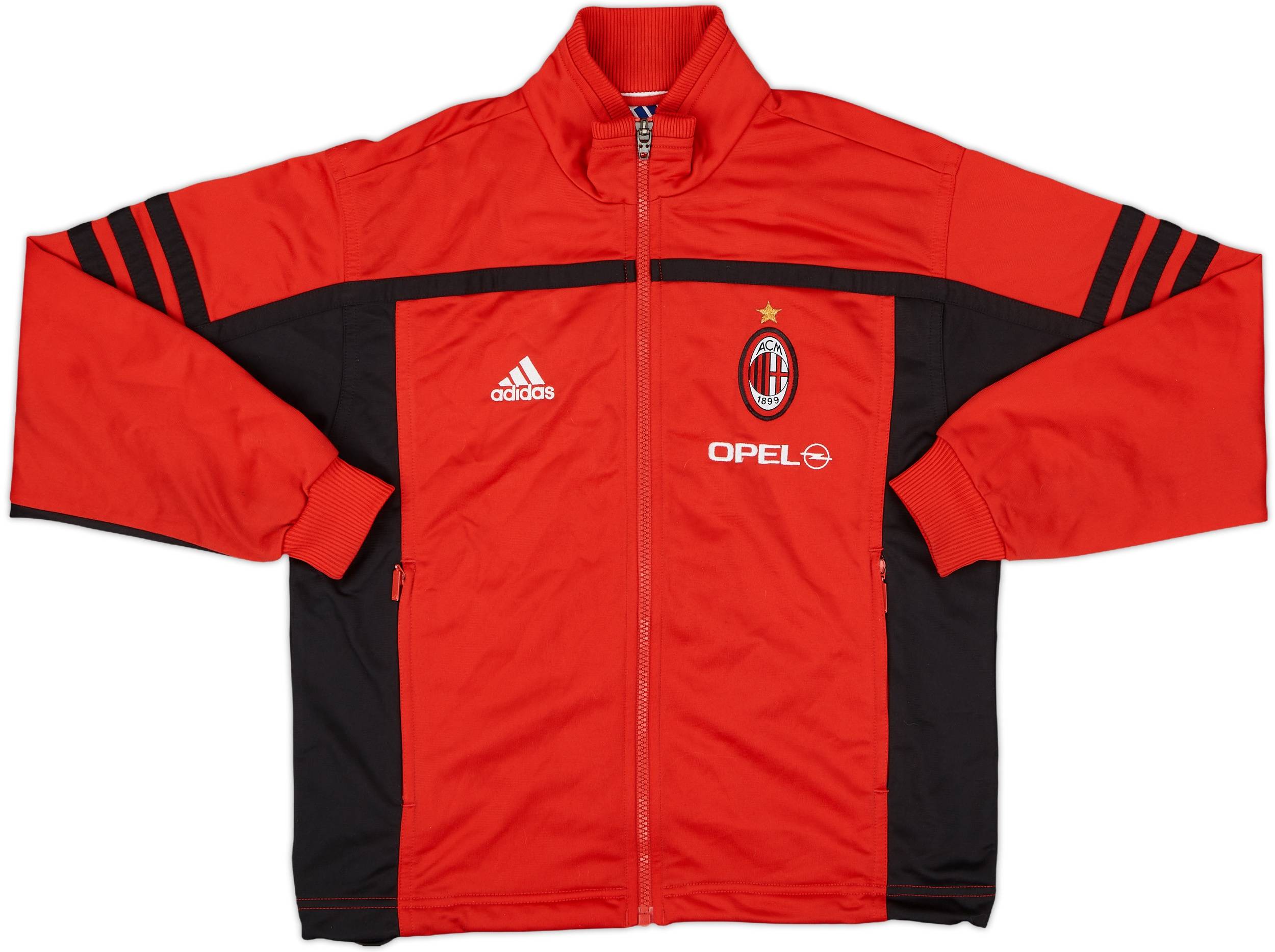 2000-01 AC Milan adidas Track Jacket - 8/10 - (M.Boys)