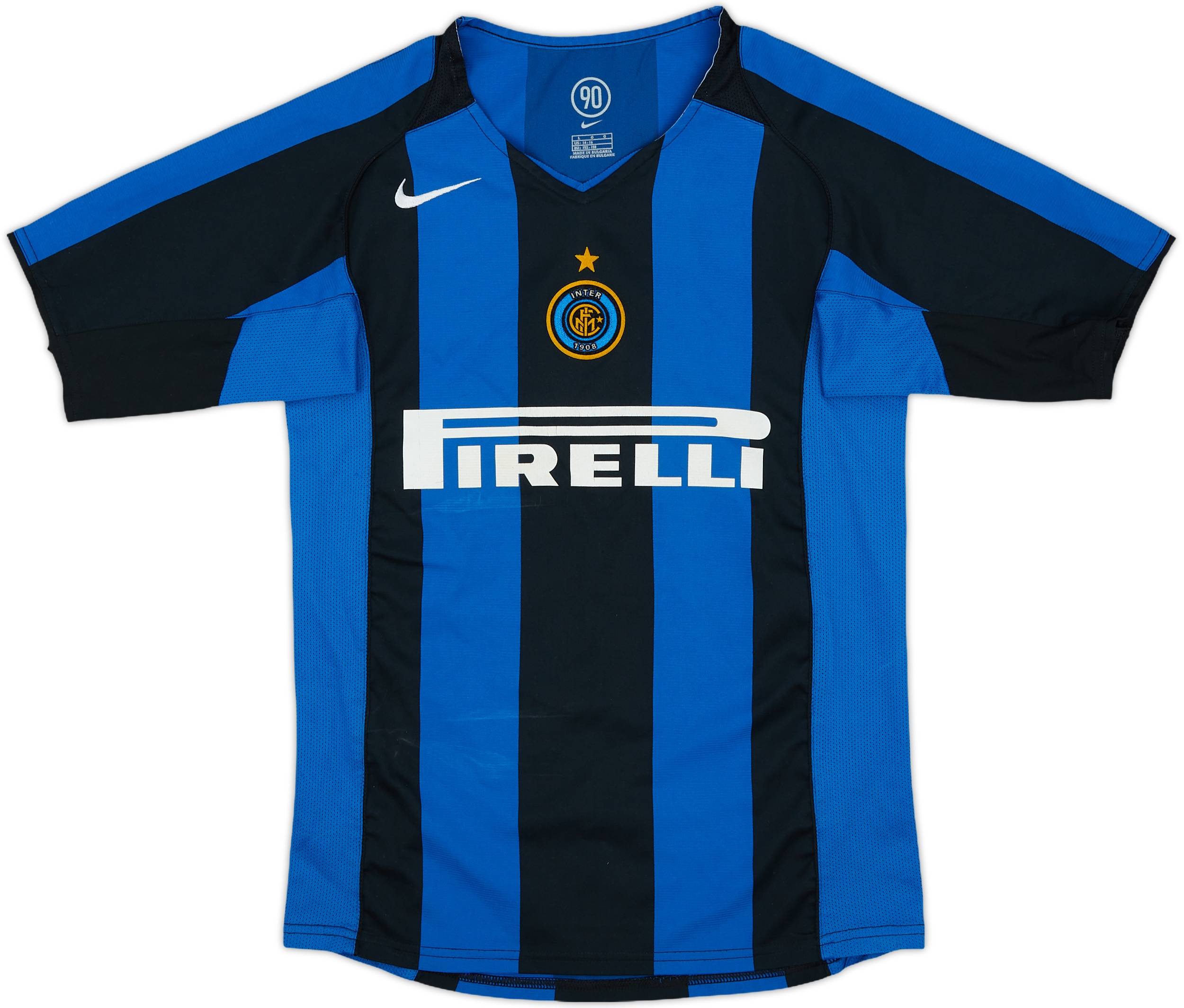 日本全国送料無料商品 | 特集 | 2004-05 Inter Milan Home Shirt - 3/10 - (L.Boys) ウェア