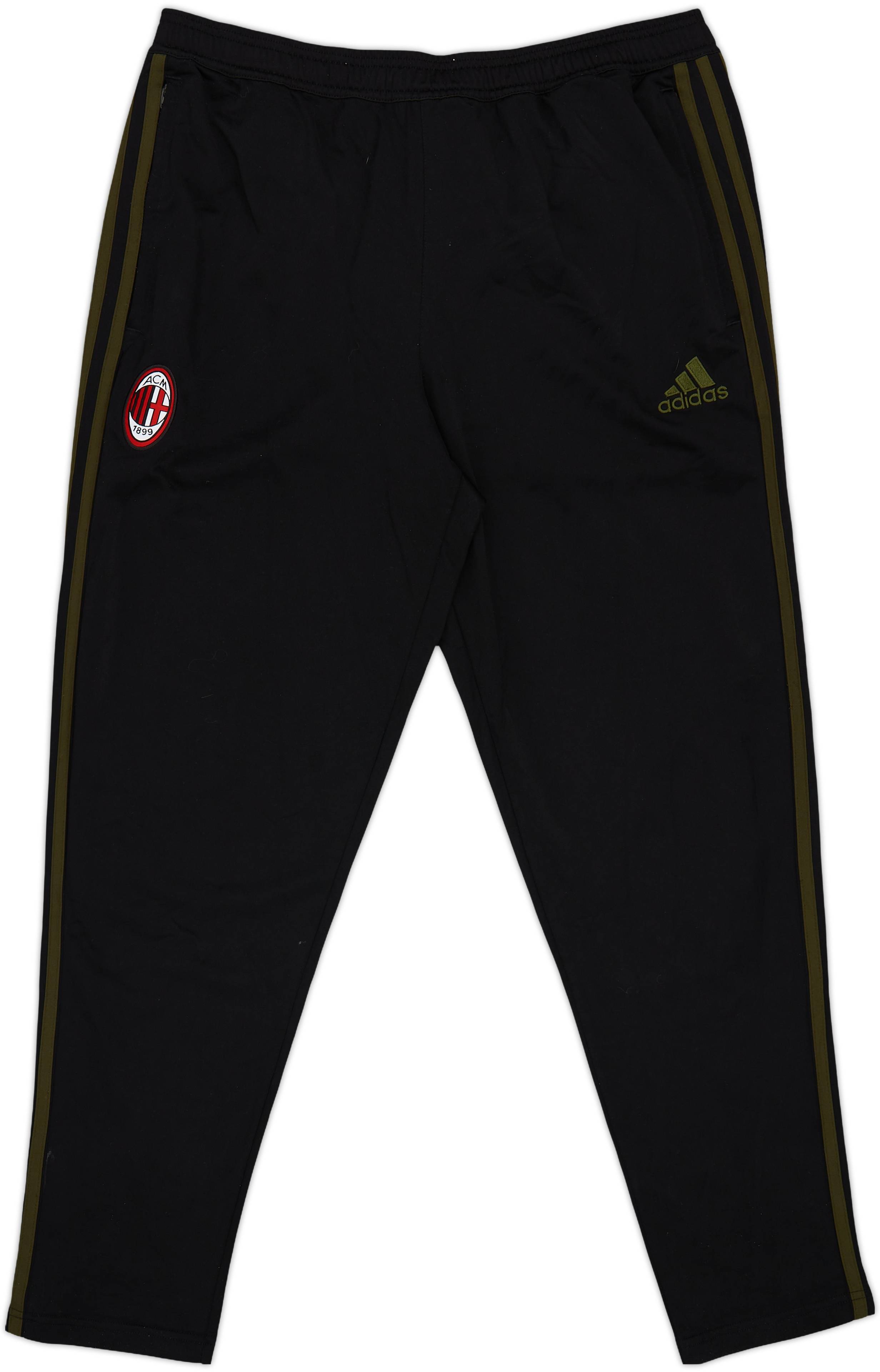 2016-17 AC Milan adidas Track Pants/Bottoms - 7/10 - (L)