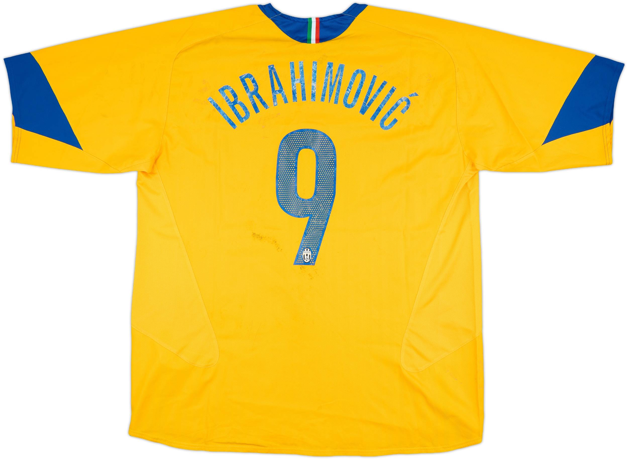 2005-06 Juventus Third Shirt Ibrahimovic #9 - 4/10 - (XXL)