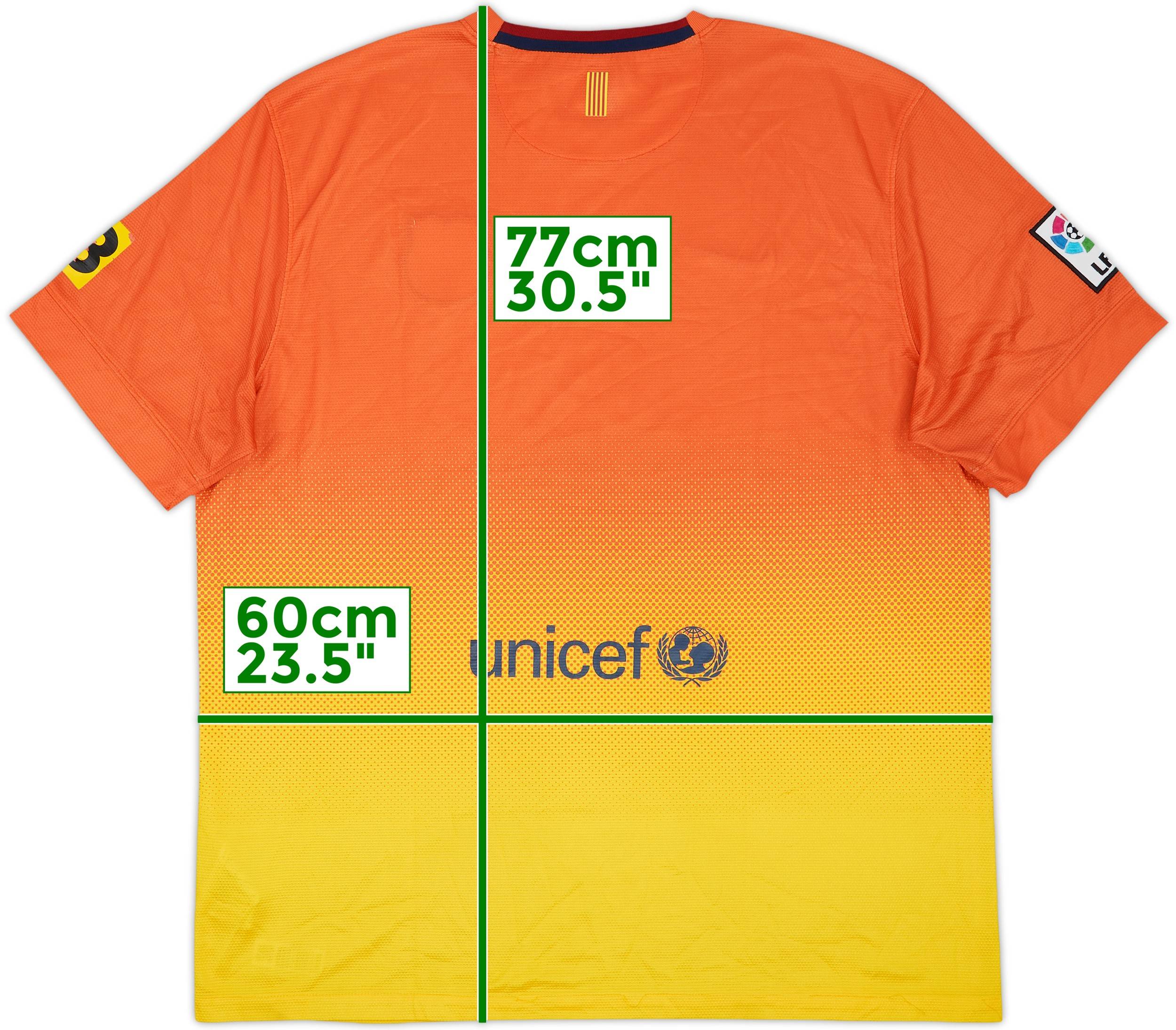 2012-13 Barcelona Away Shirt 5/10 (XL)