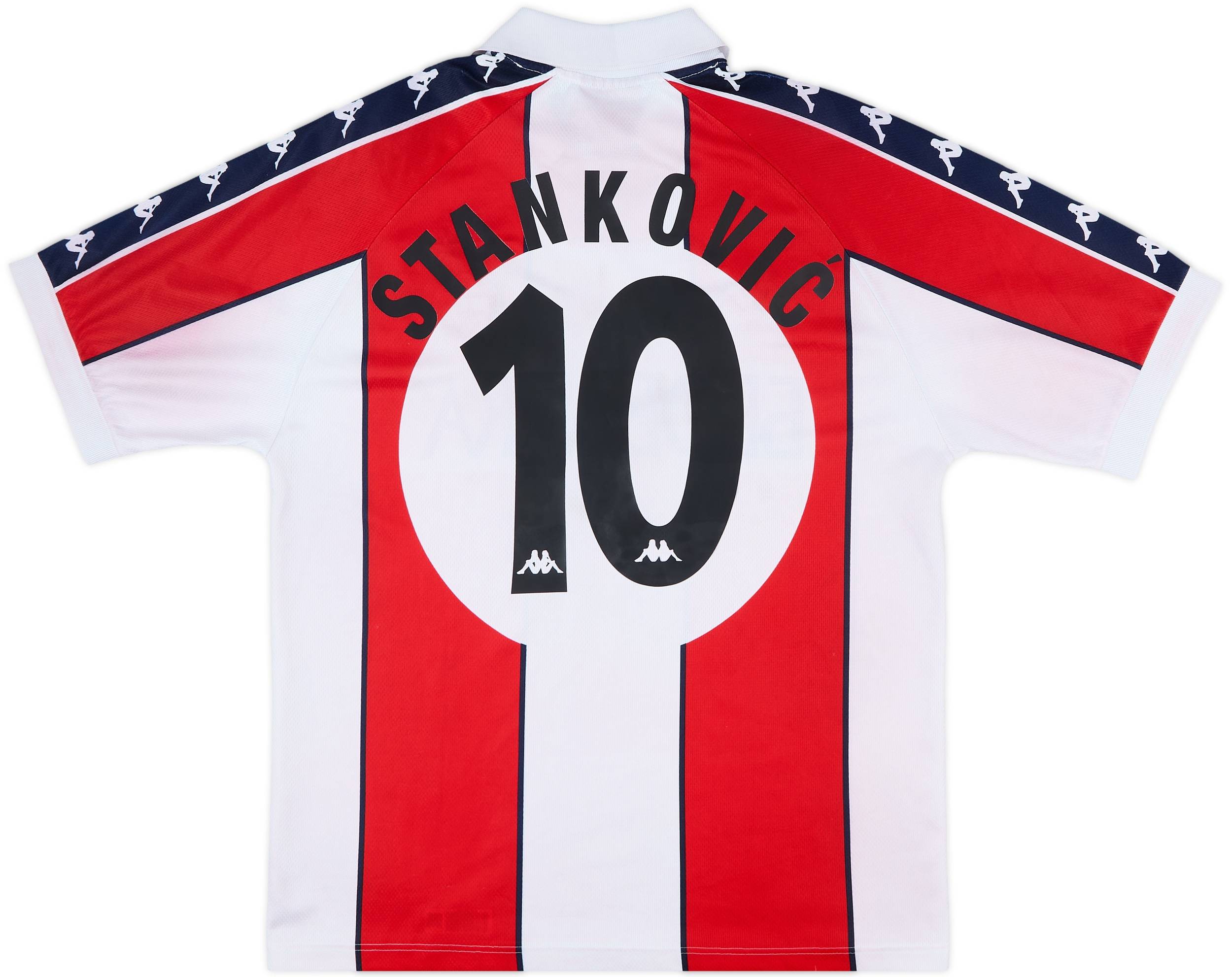 1997-98 Red Star Belgrade Home Shirt Stankovic #10 - 6/10 - (L)