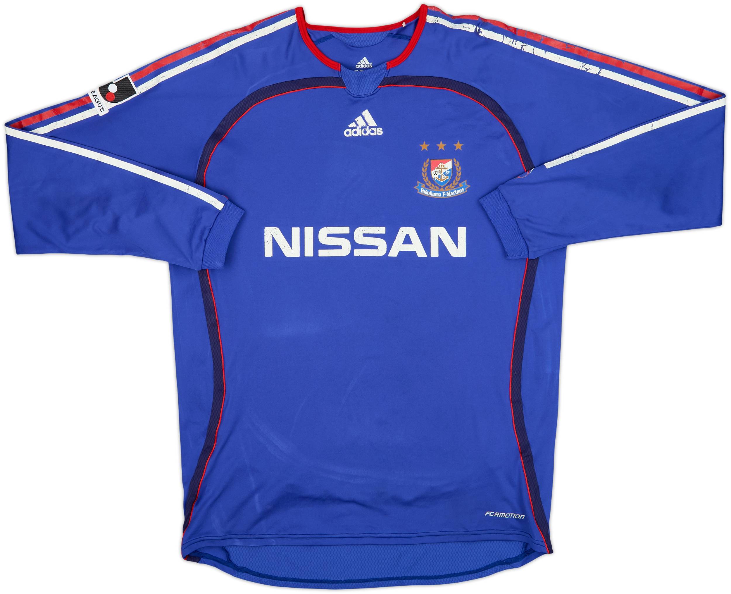 2006 Yokohama F Marinos Authuentic Home L/S Shirt - 5/10 - (XL)