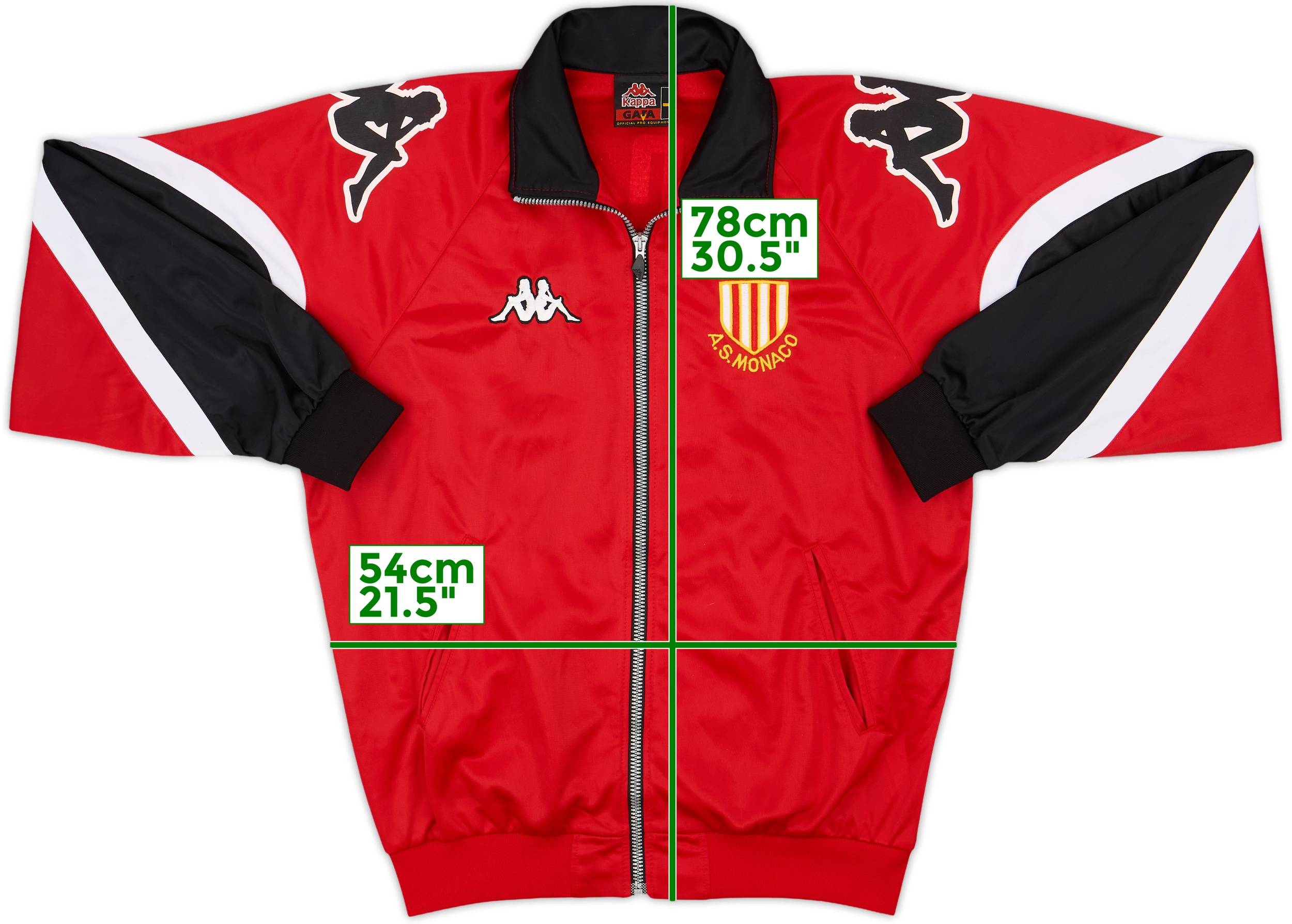 1998-00 Monaco Kappa Track Jacket - 7/10 - (L)