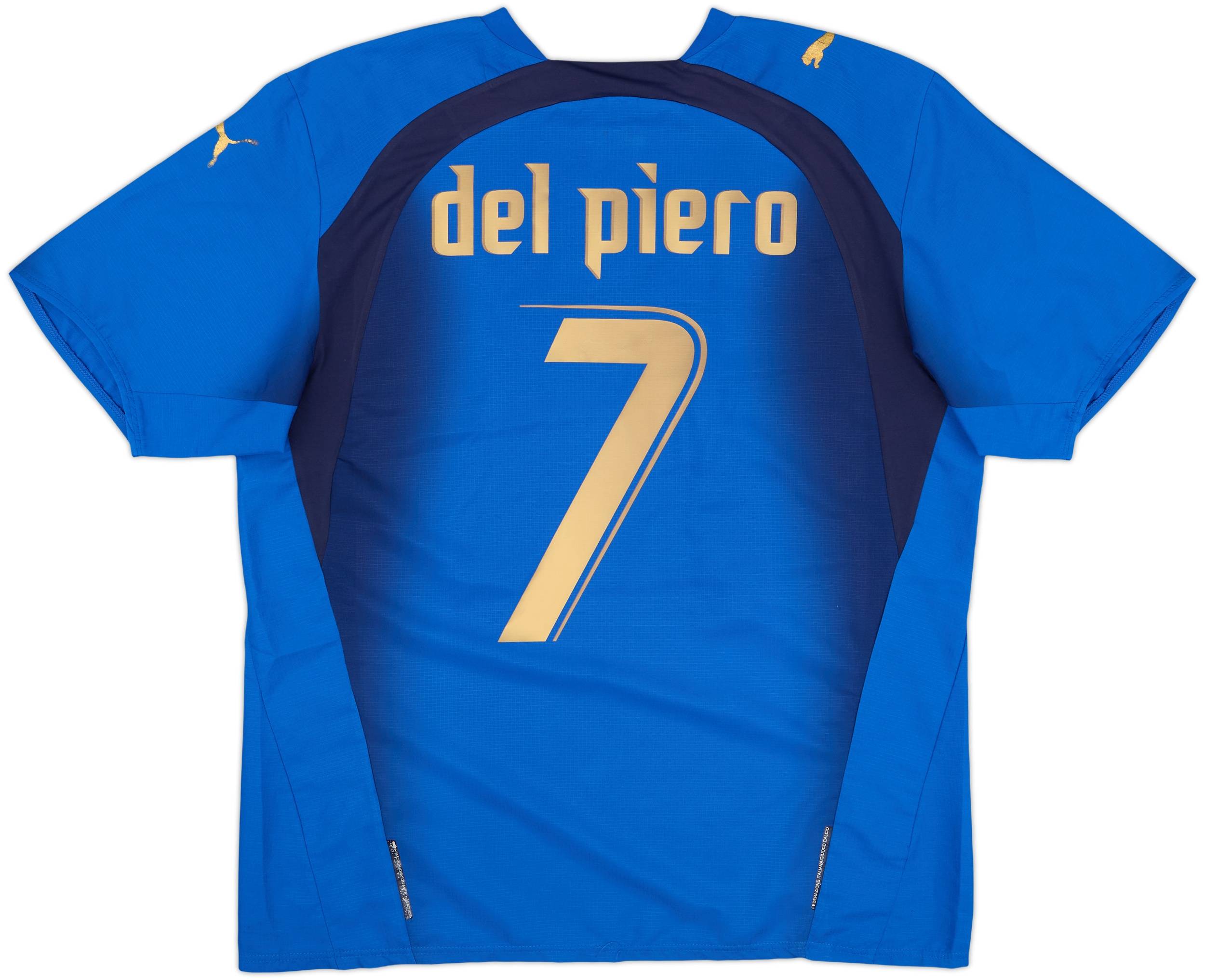 イタリア代表 DEL PIERO 7 サッカーシャツ イタリア代表 DEL PIERO 7番 シャツ Italia ALESSANDRO DEL
