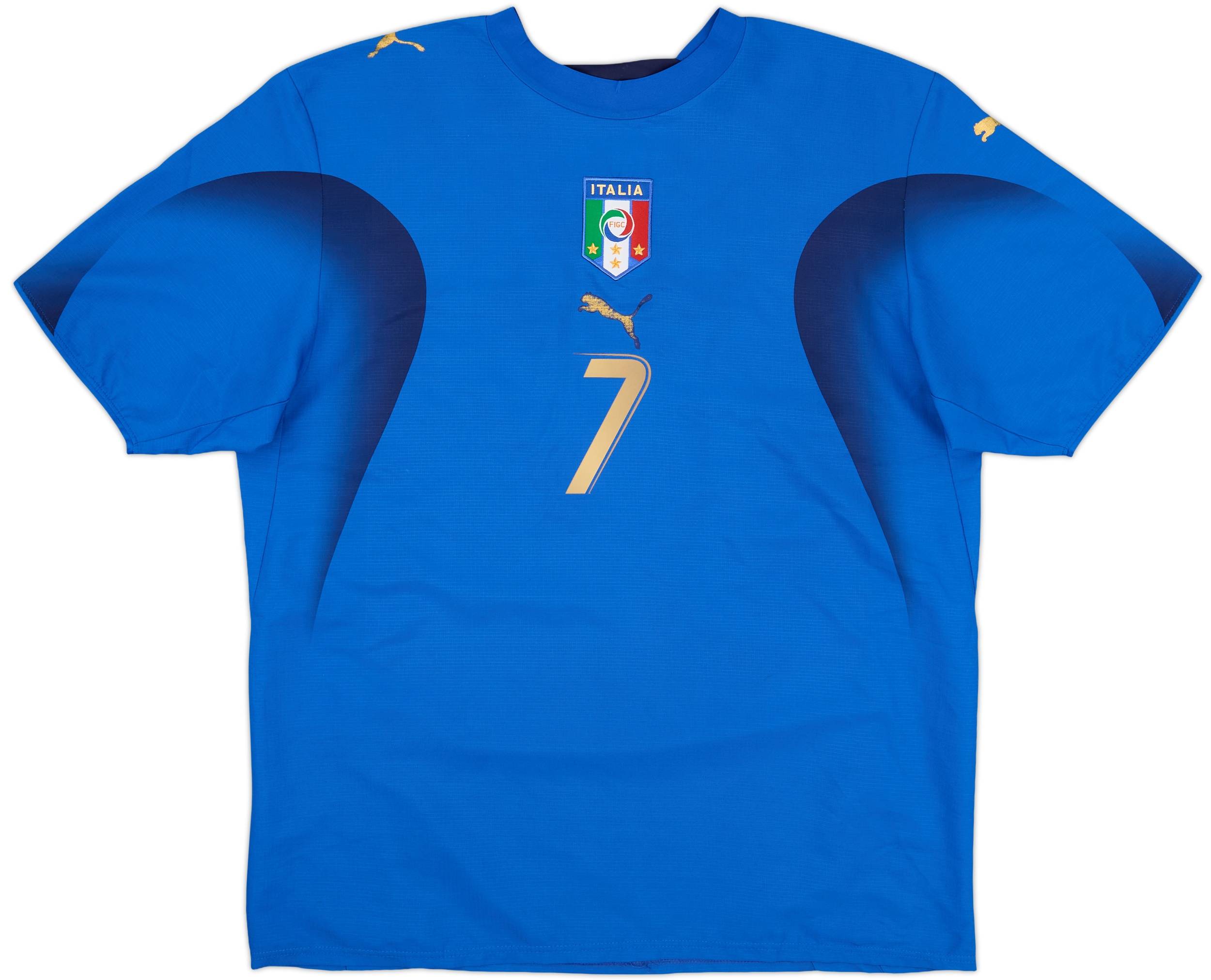 2006 Italy Home Shirt Del Piero #7 - 6/10 - (L)