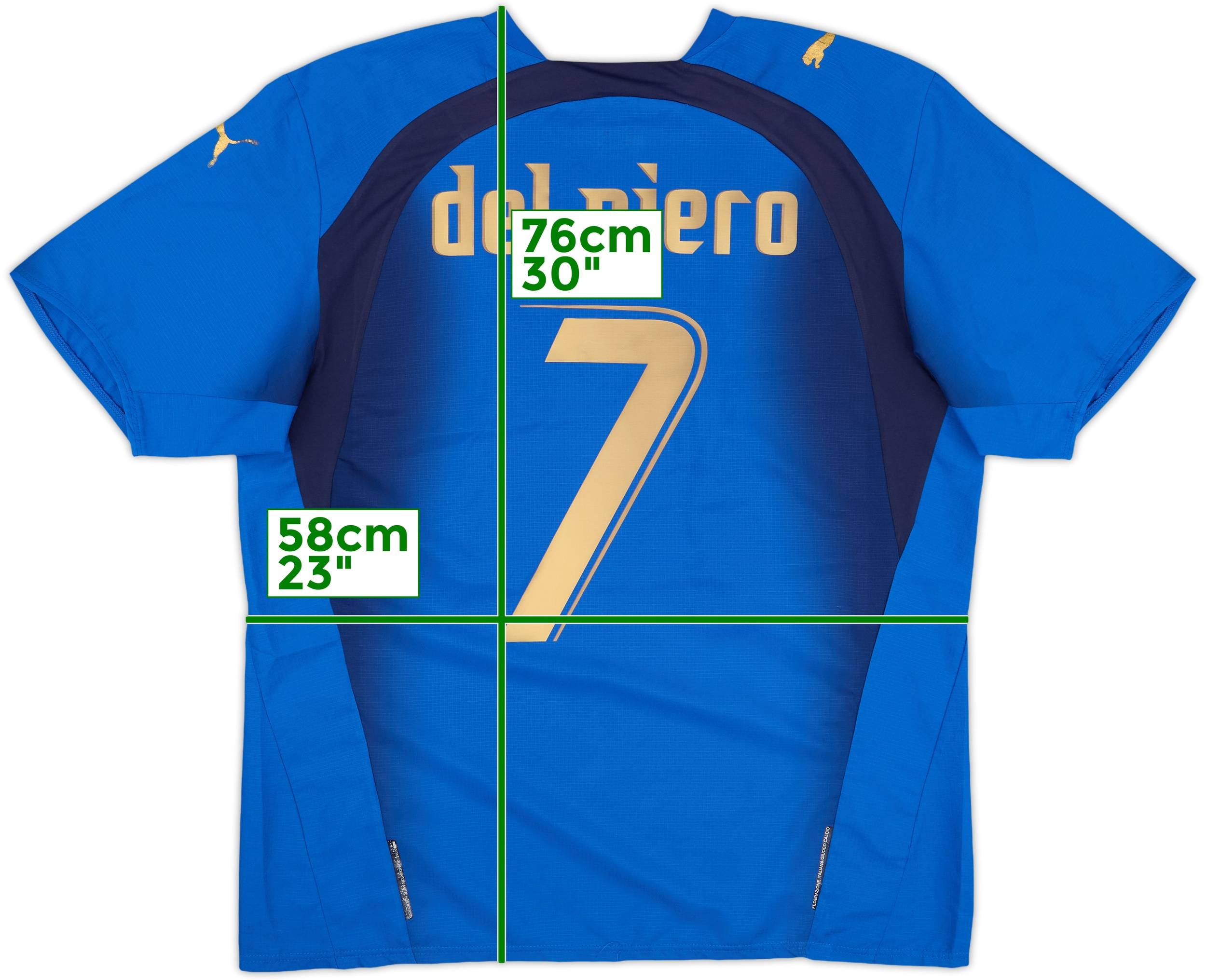 イタリア代表 DEL PIERO 7番 シャツ イタリア代表 DEL PIERO 7番 シャツ Italia ALESSANDRO DEL