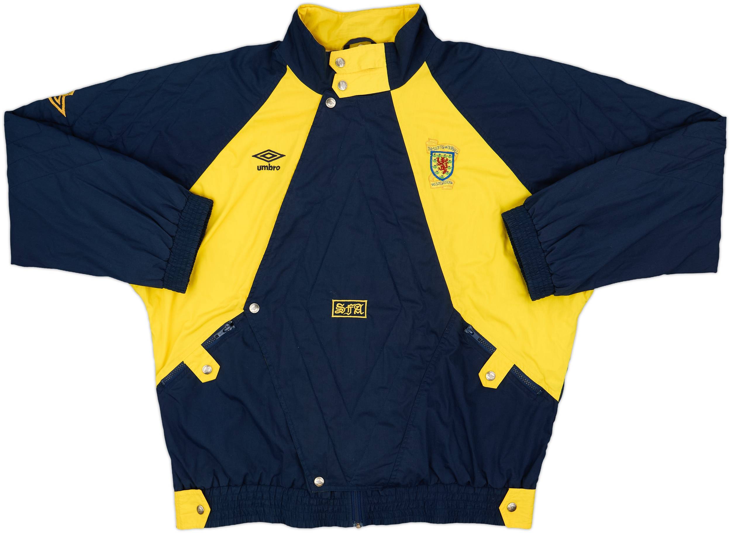【1990-92 Umbro Scotland tracktop jacket】 1990-92 Scotland Umbro Track Jacket - 8/10 - (XXL)