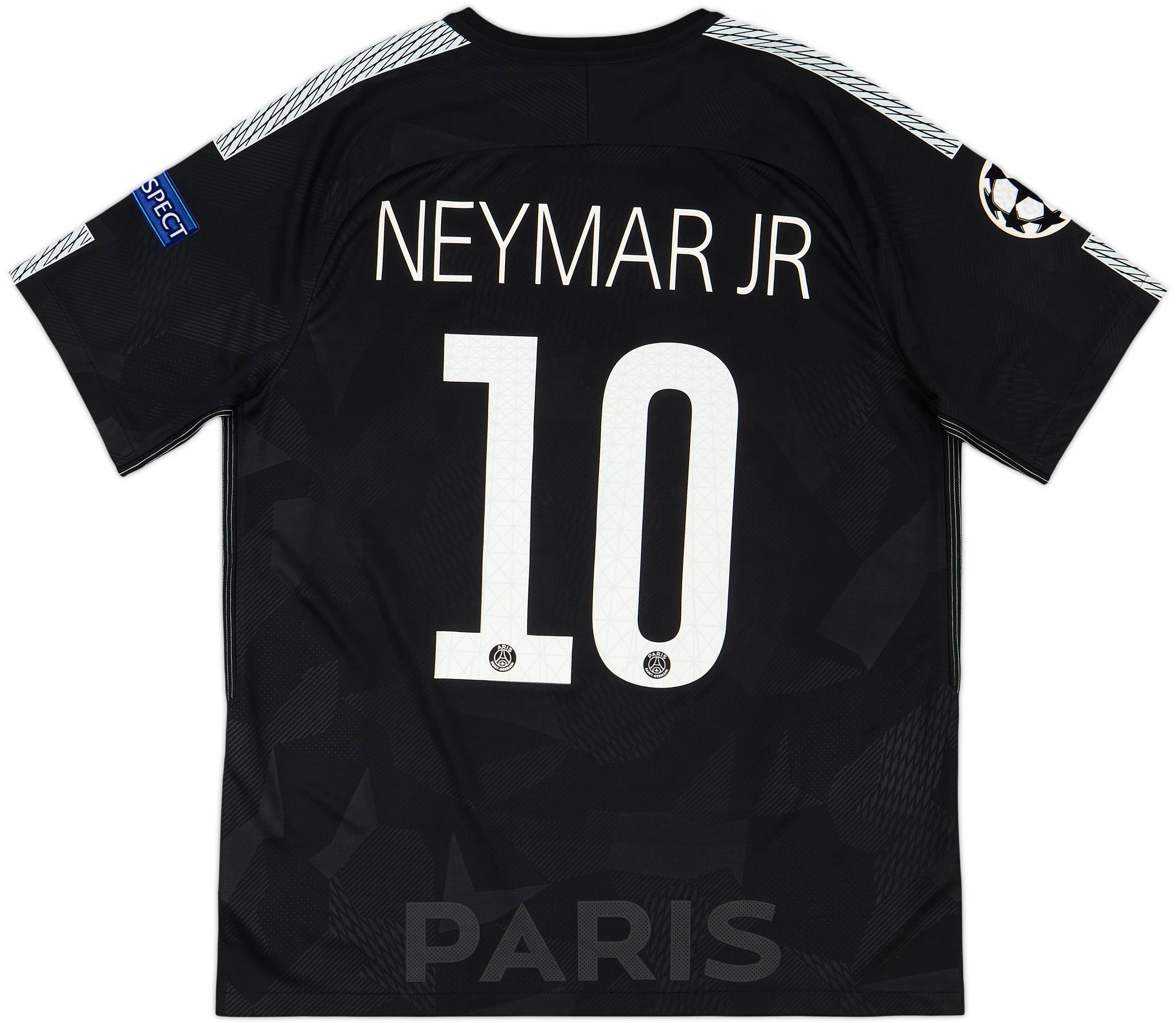 2017-18 Paris Saint-Germain Third Shirt Neymar Jr #10 - 8/10