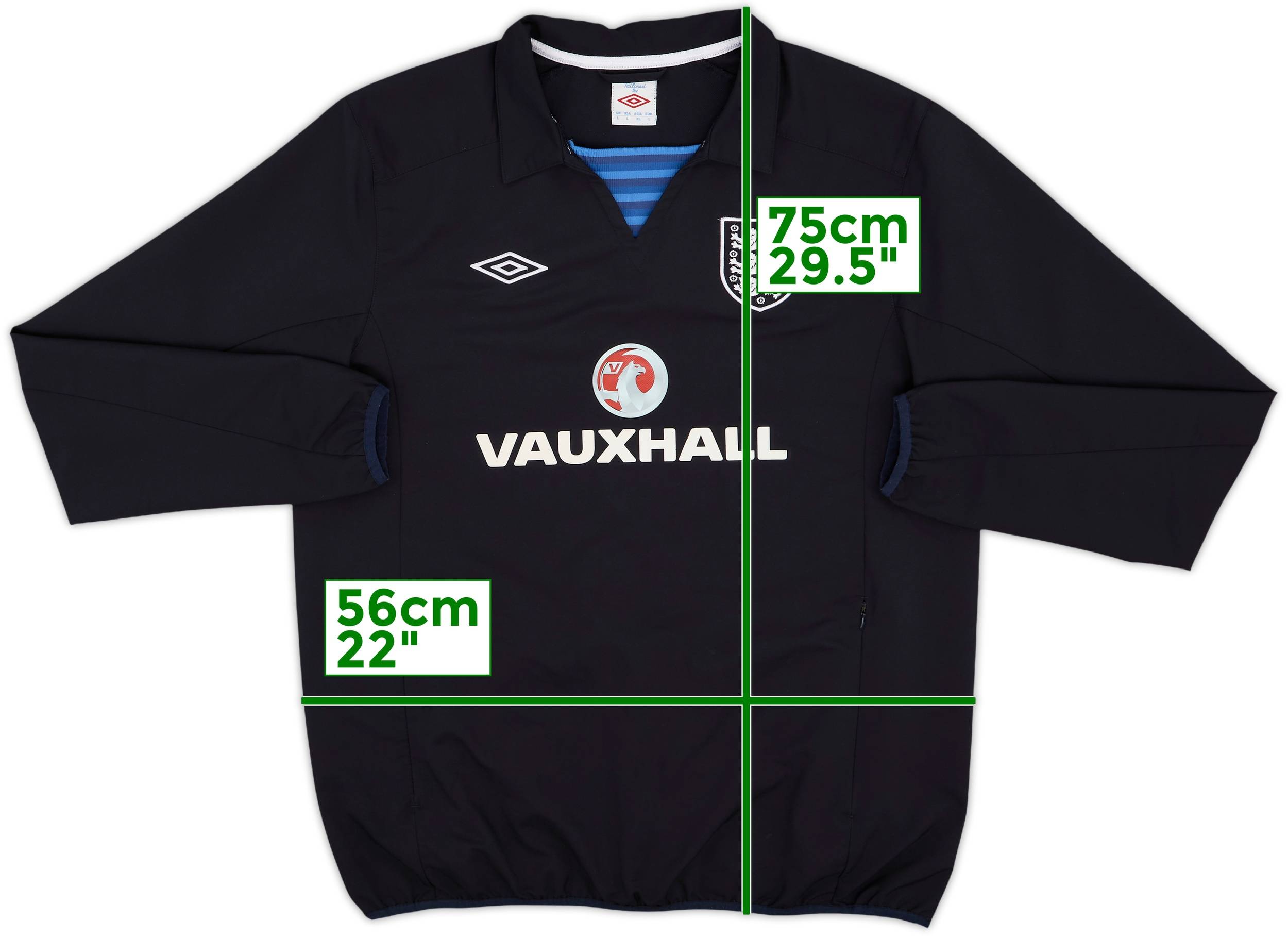 2010-11 England Umbro Drill Top - 8/10 - (L)