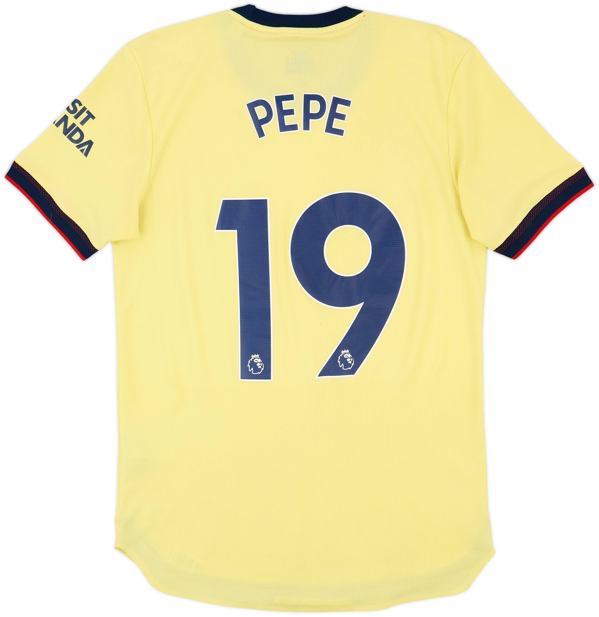 2021-22 Arsenal Authentic Away Shirt Pepe #19 6/10 (S)