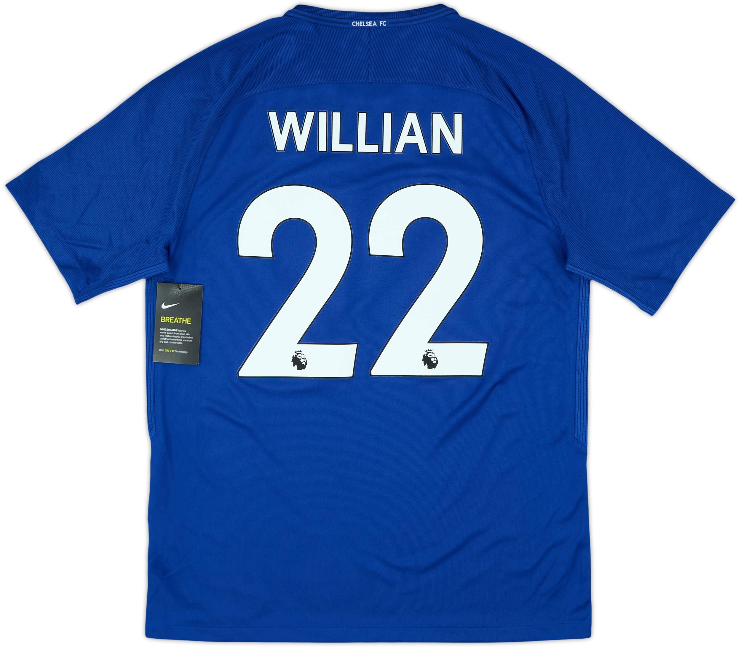 2017-18 Chelsea Home Shirt Willian #22 (L)