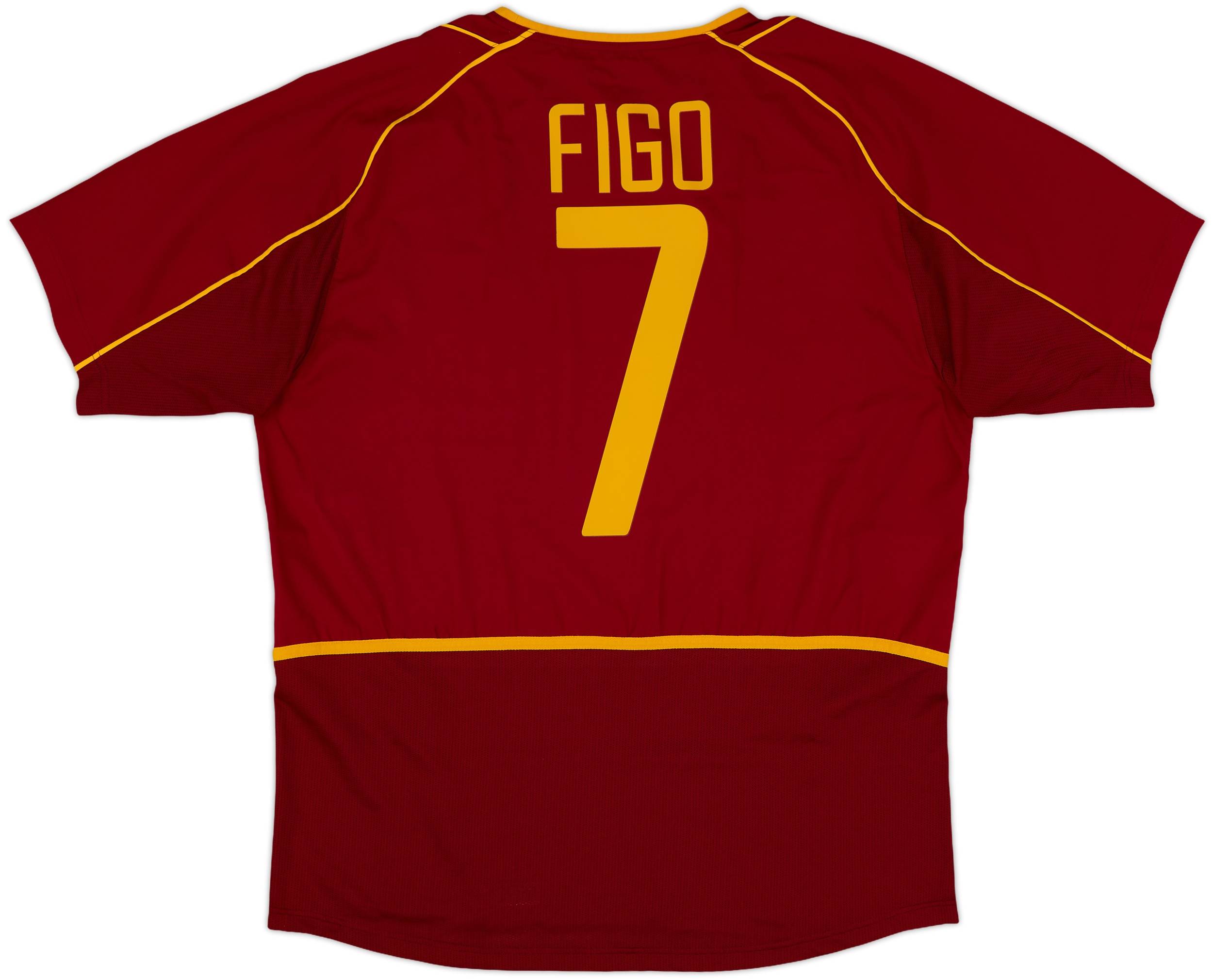 ポルトガル代表 2002-04 ホームユニフォーム フィーゴ #7 2002-04 Portugal Home Shirt Figo #7 - 10/10 - (L)