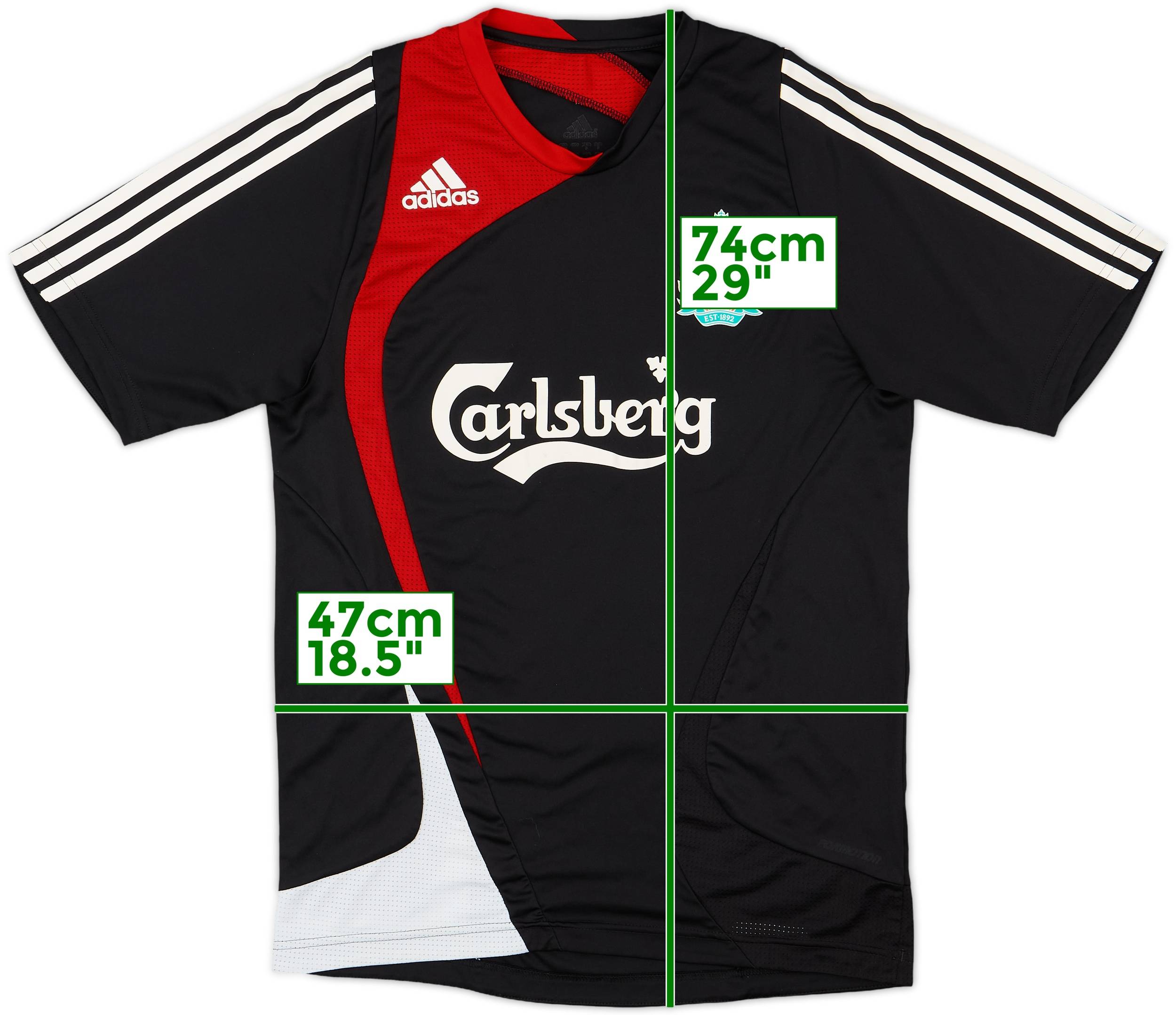 2007-08 Liverpool adidas Formotion Training Shirt - 7/10 - (S)