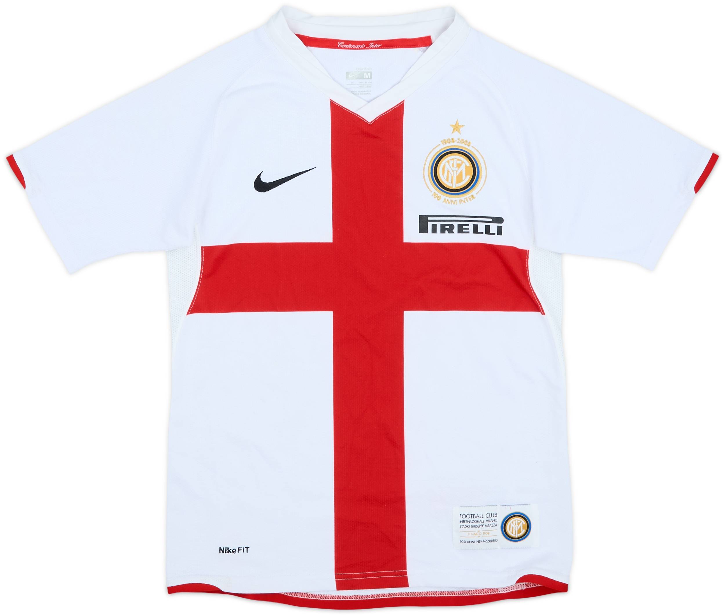 2007-08 Inter Milan Centenary Away Shirt - 8/10 - (M.Boys)