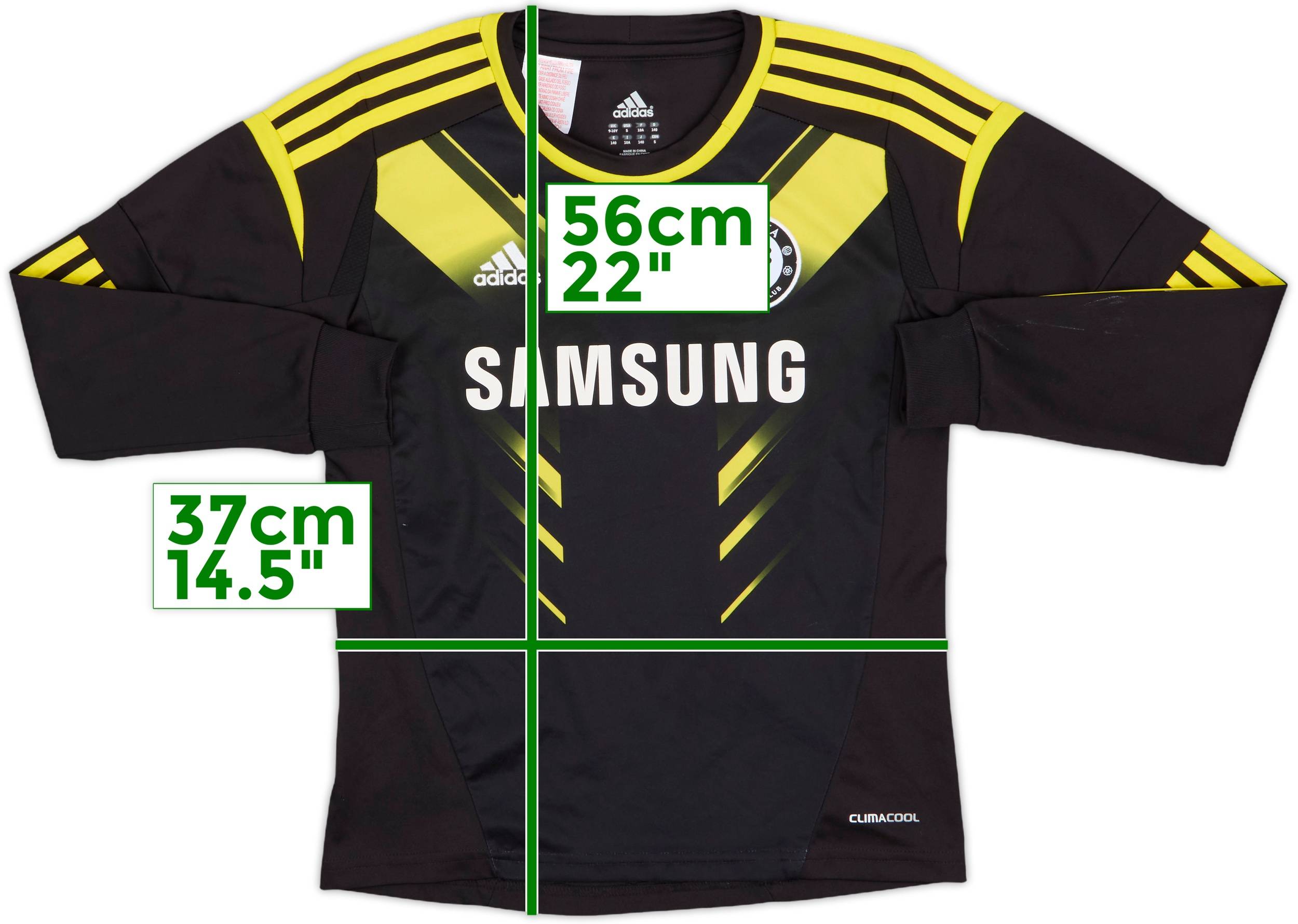 2012-13 Chelsea Third L/S Shirt - 8/10 - (S.Boys)