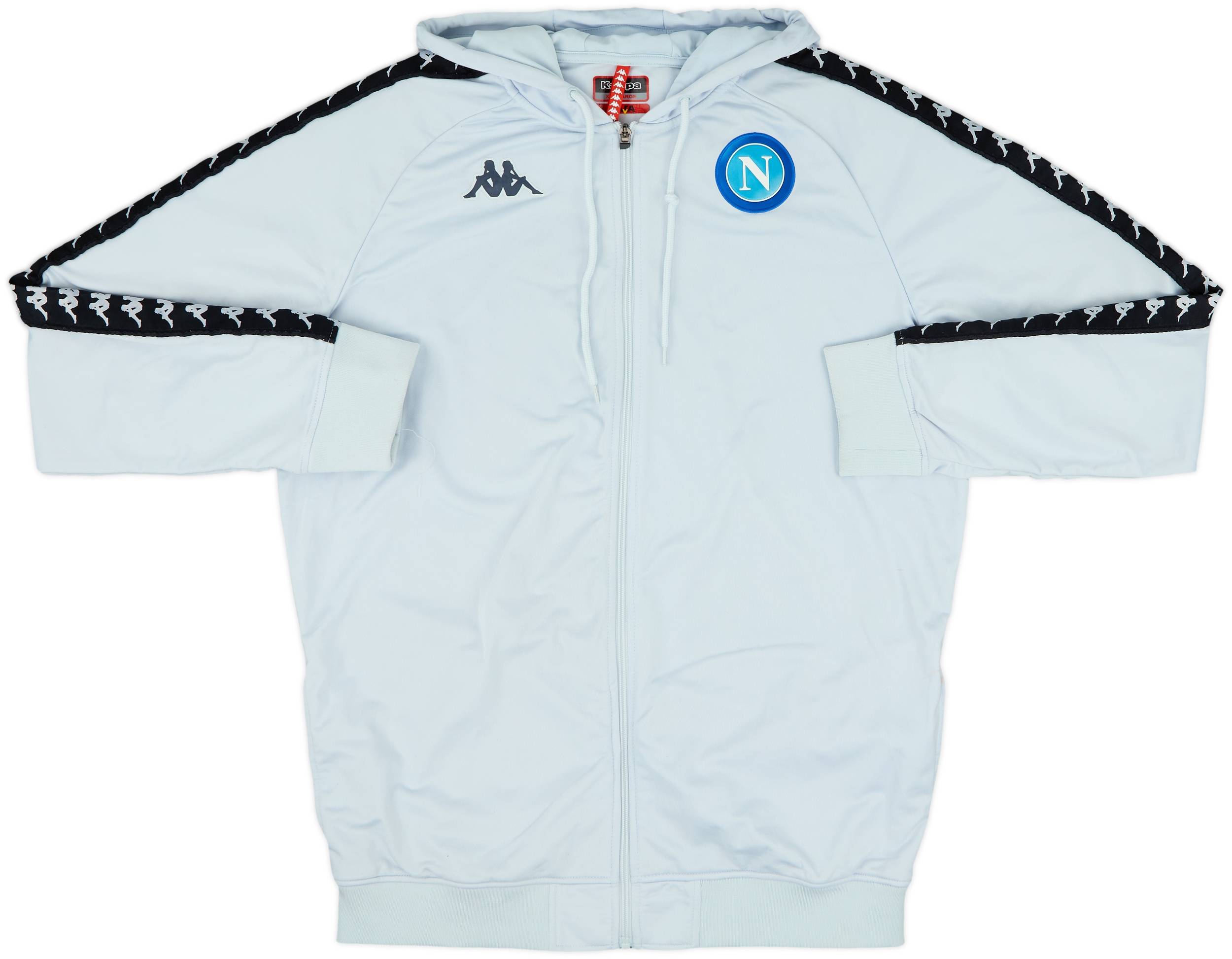 2018-19 Napoli Kappa Hooded Track Jacket - 7/10 - (3XL)