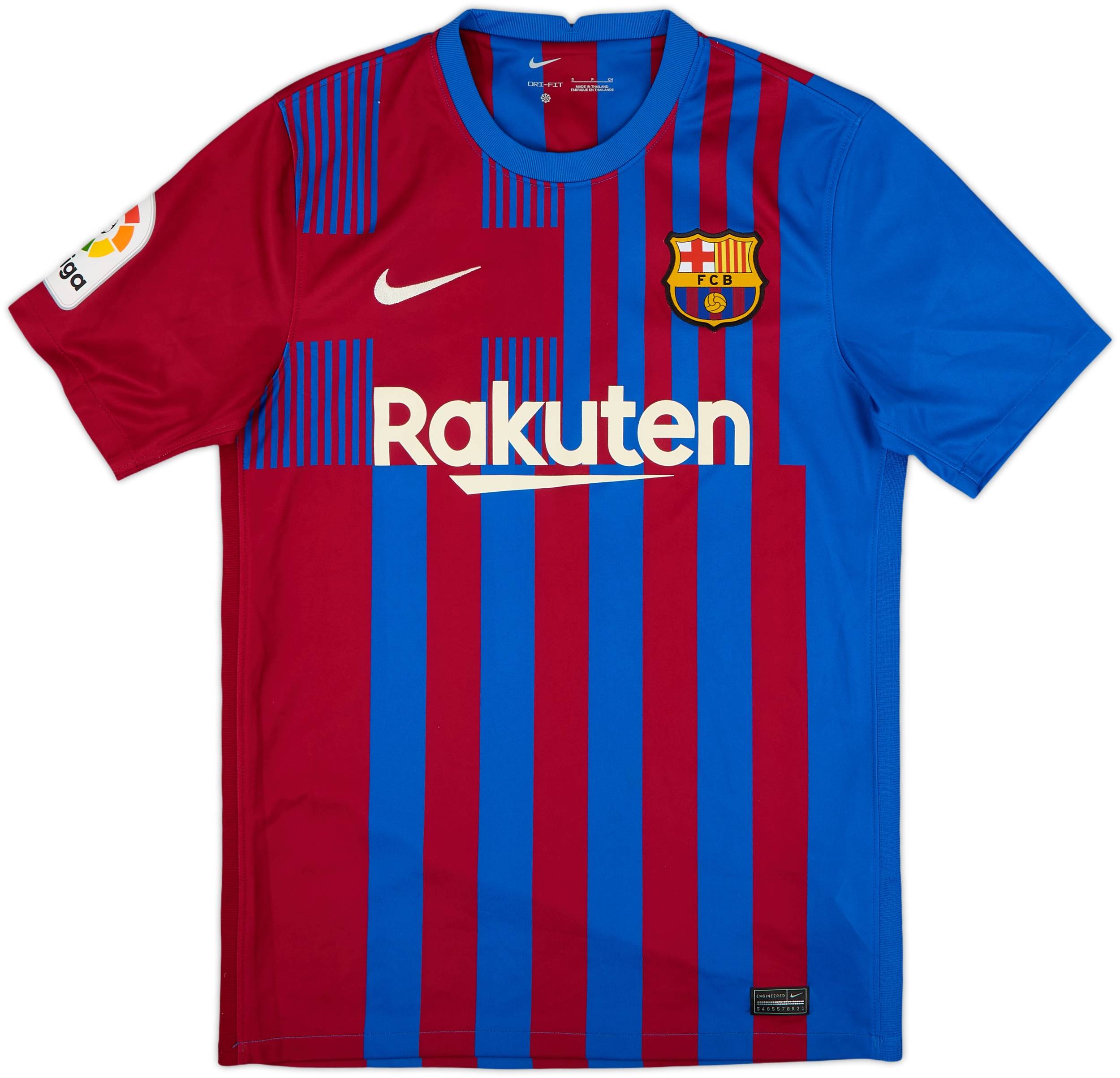 2021-22 Barcelona Home Shirt - 8/10 - (S)