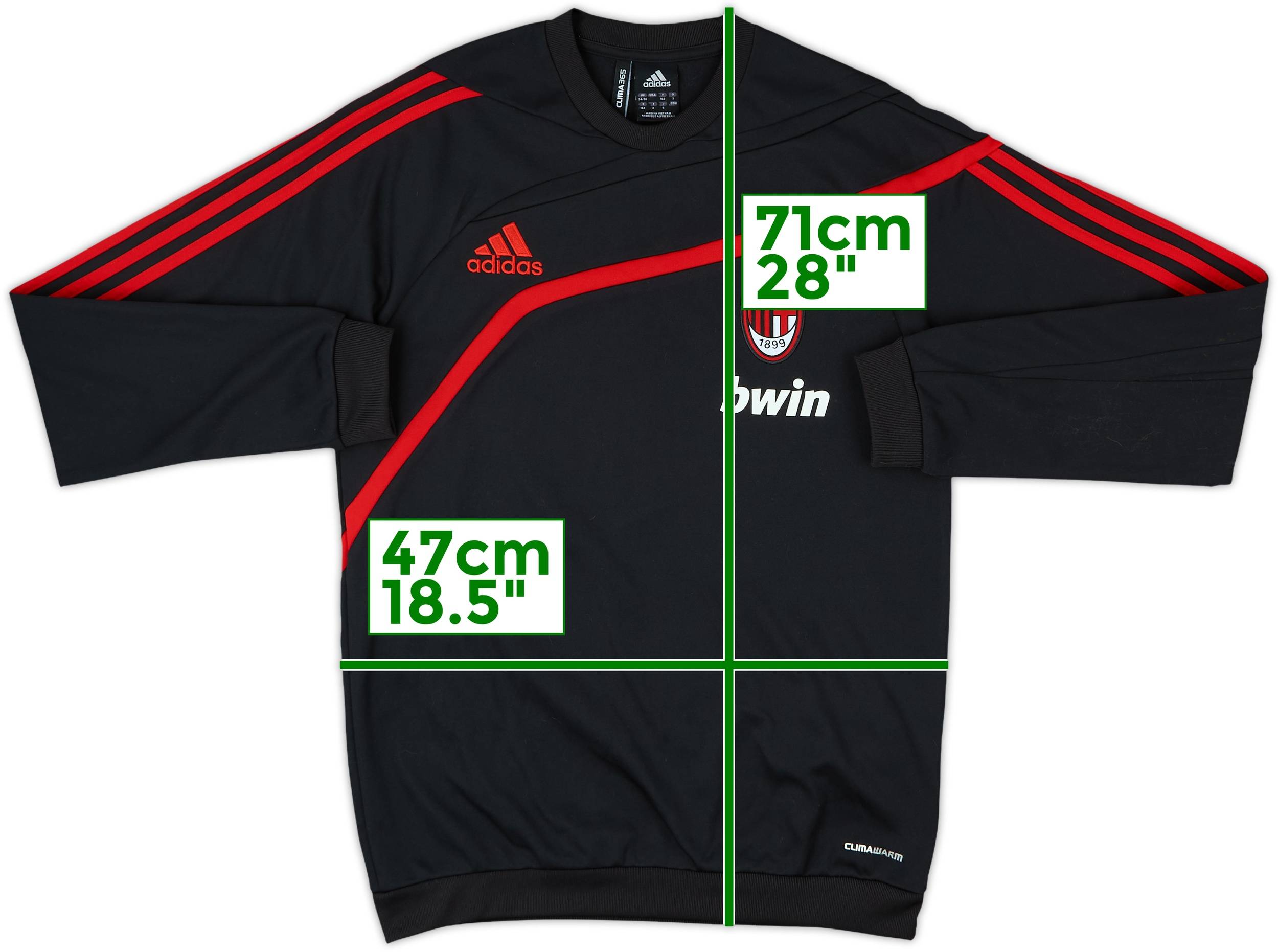 adidas 2010 2011 ACミラン セットアップ XL New Official adidas AC Milan 2010/2011 Away jersey (P96277
