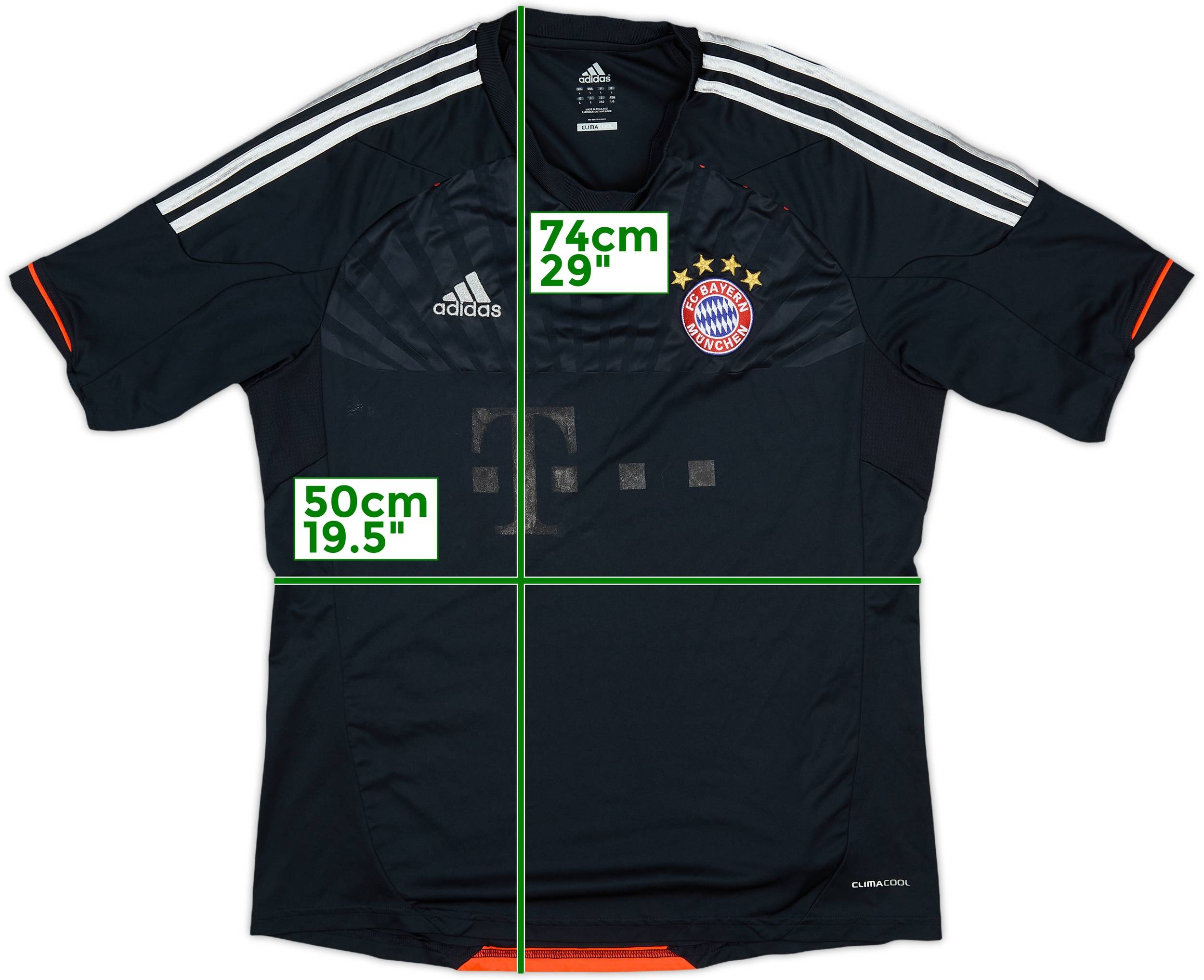 【希少】adidas FC Bayern Munchen ゲームシャツ AY31 2012-13 Bayern Munich Third Shirt - 4/10 - (L)