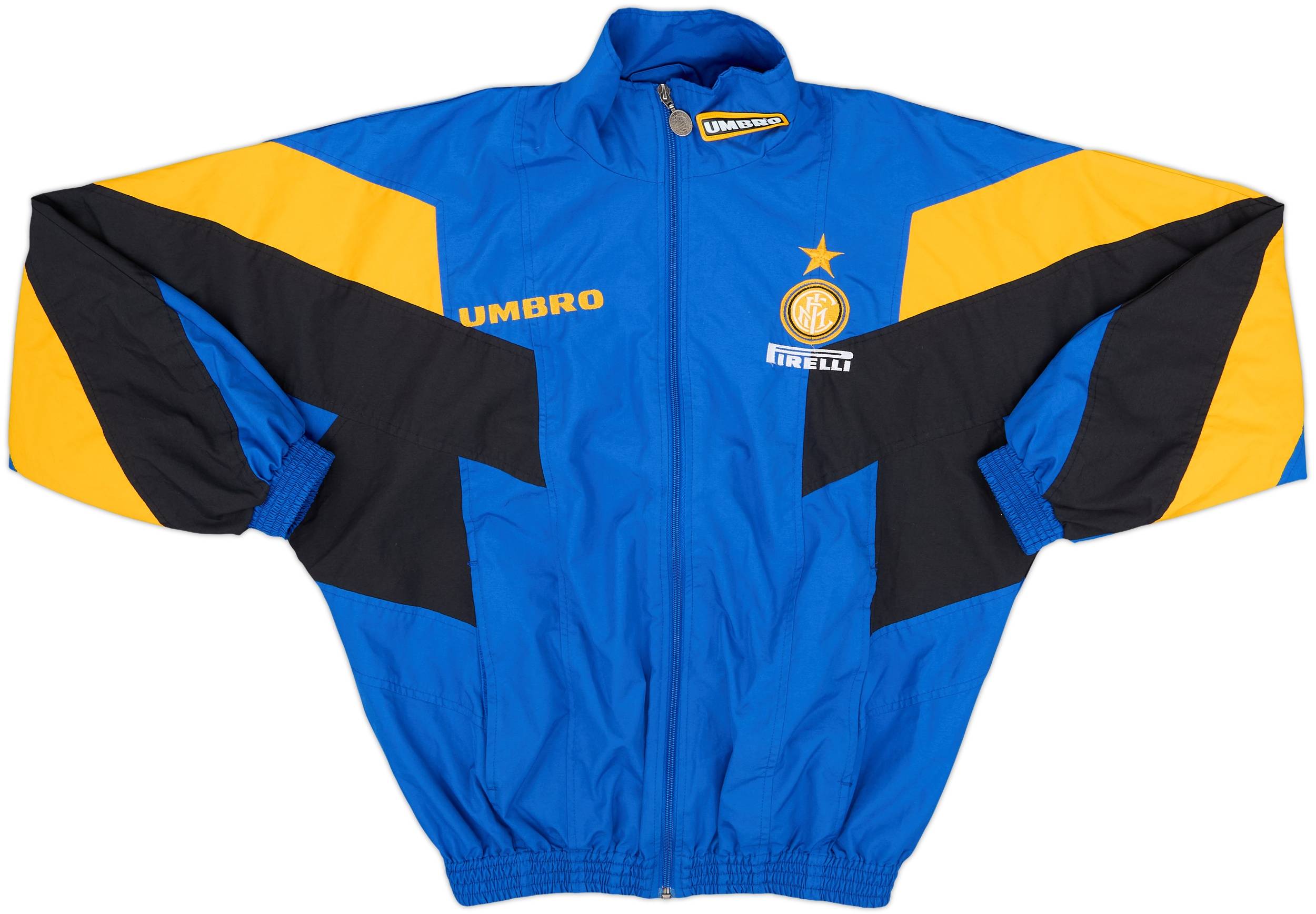 90s UMBRO×INTER 96/98 Half Zip Piste 1997-98 Inter Milan Umbro 1/4 Zip Track Jacket - 5/10 - (M)