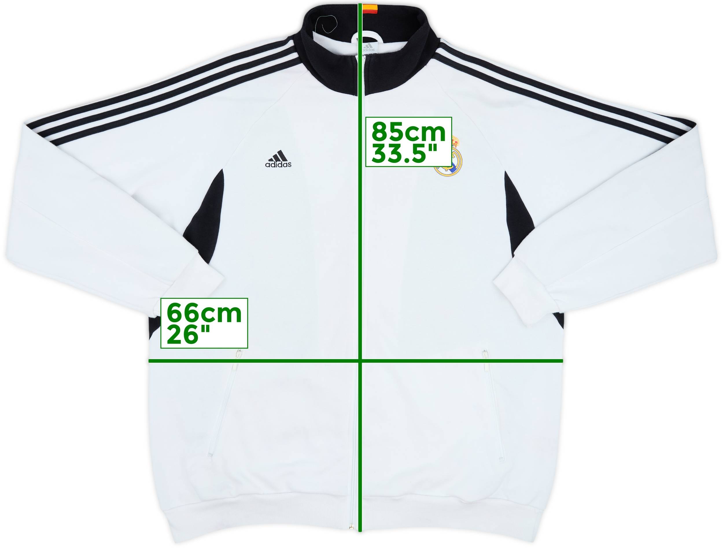 2008-09 Real Madrid adidas Track Jacket - 8/10 - (XXL)
