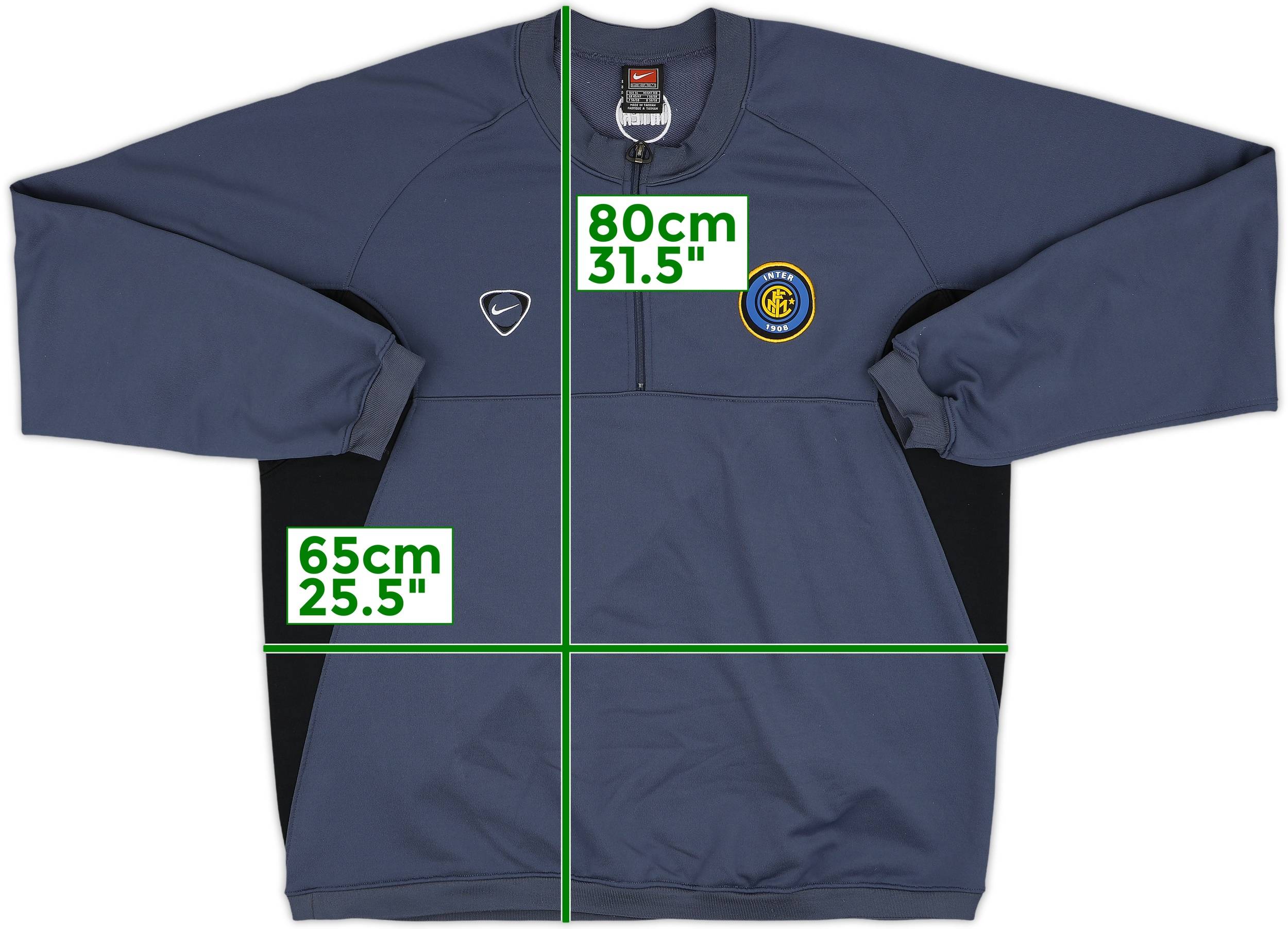 トップス 00s NIKE INTER MILANO game shirts INTER MILAN 2000/2001 GOALKEEPER FOOTBALL SHIRT NIKE S #1