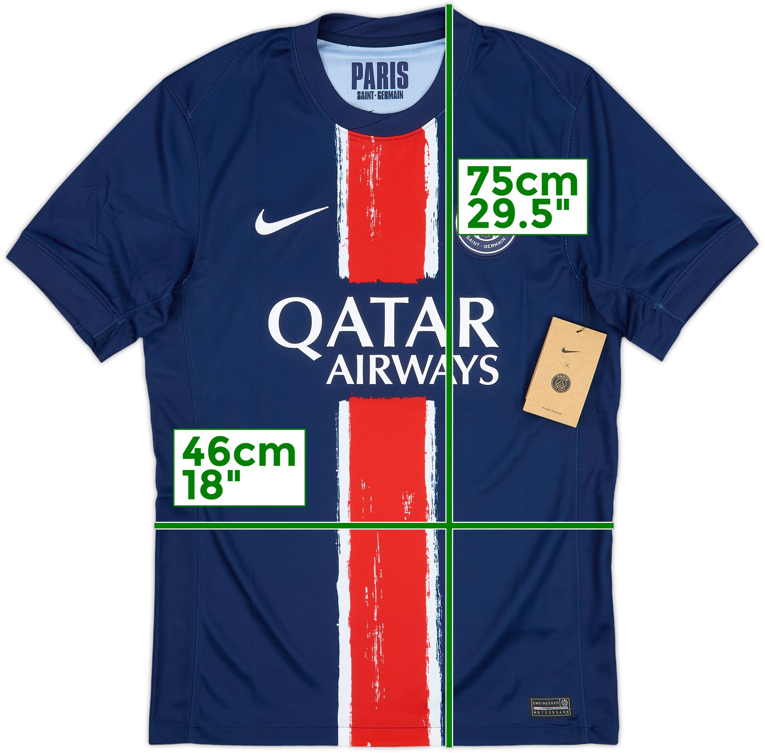 2024-25 Paris Saint-Germain Home Shirt (S)