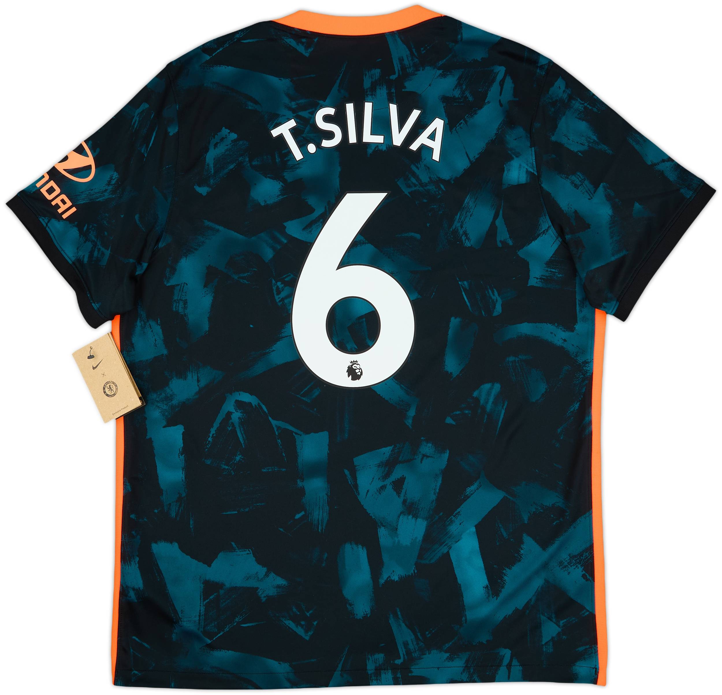 Chelsea T.SILVA ユニフォーム 2021-22 Chelsea Home Shirt T.Silva #6 - 9/10 - (M)