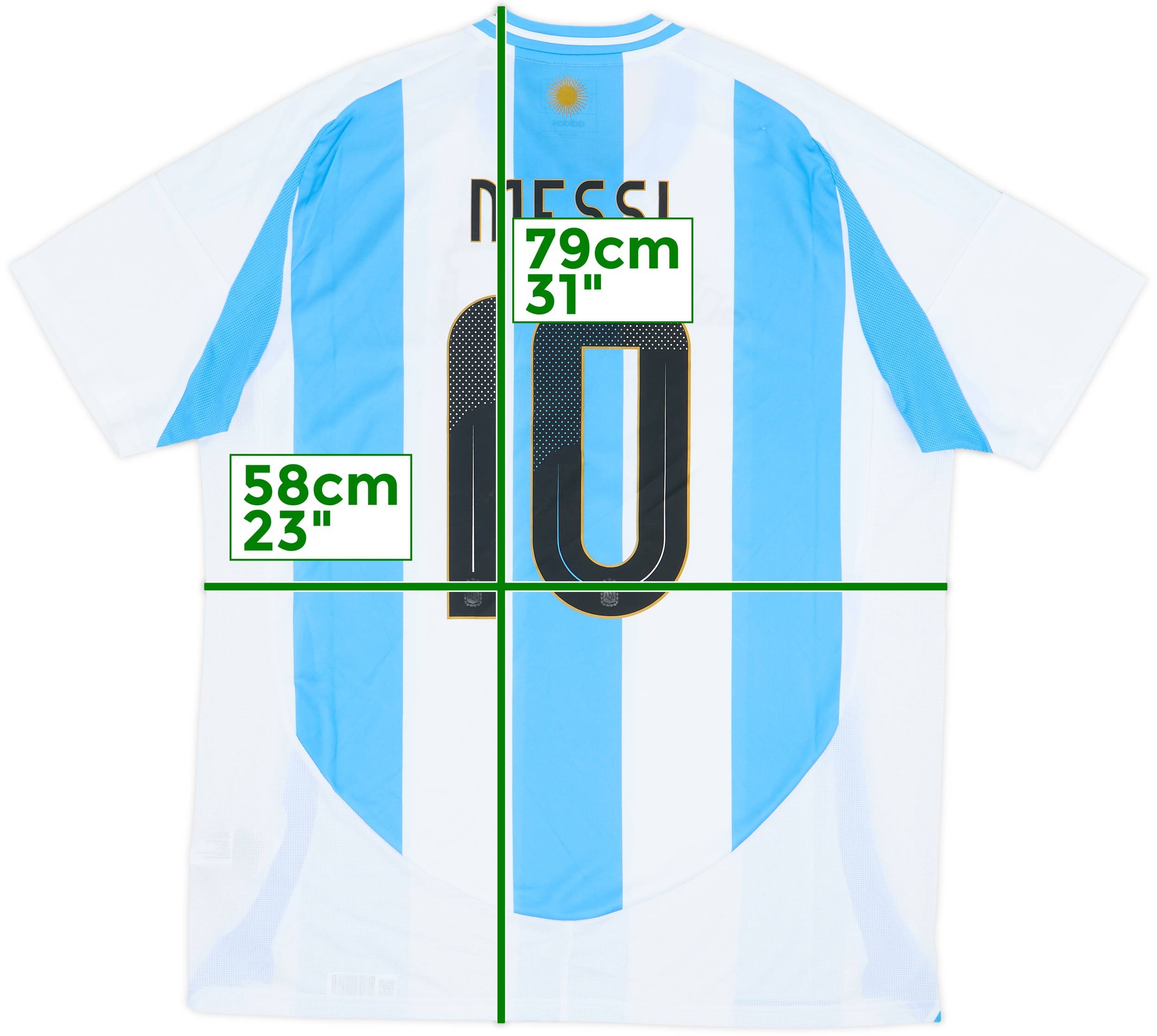 2024-25 Argentina Home Shirt Messi #10 (XL)