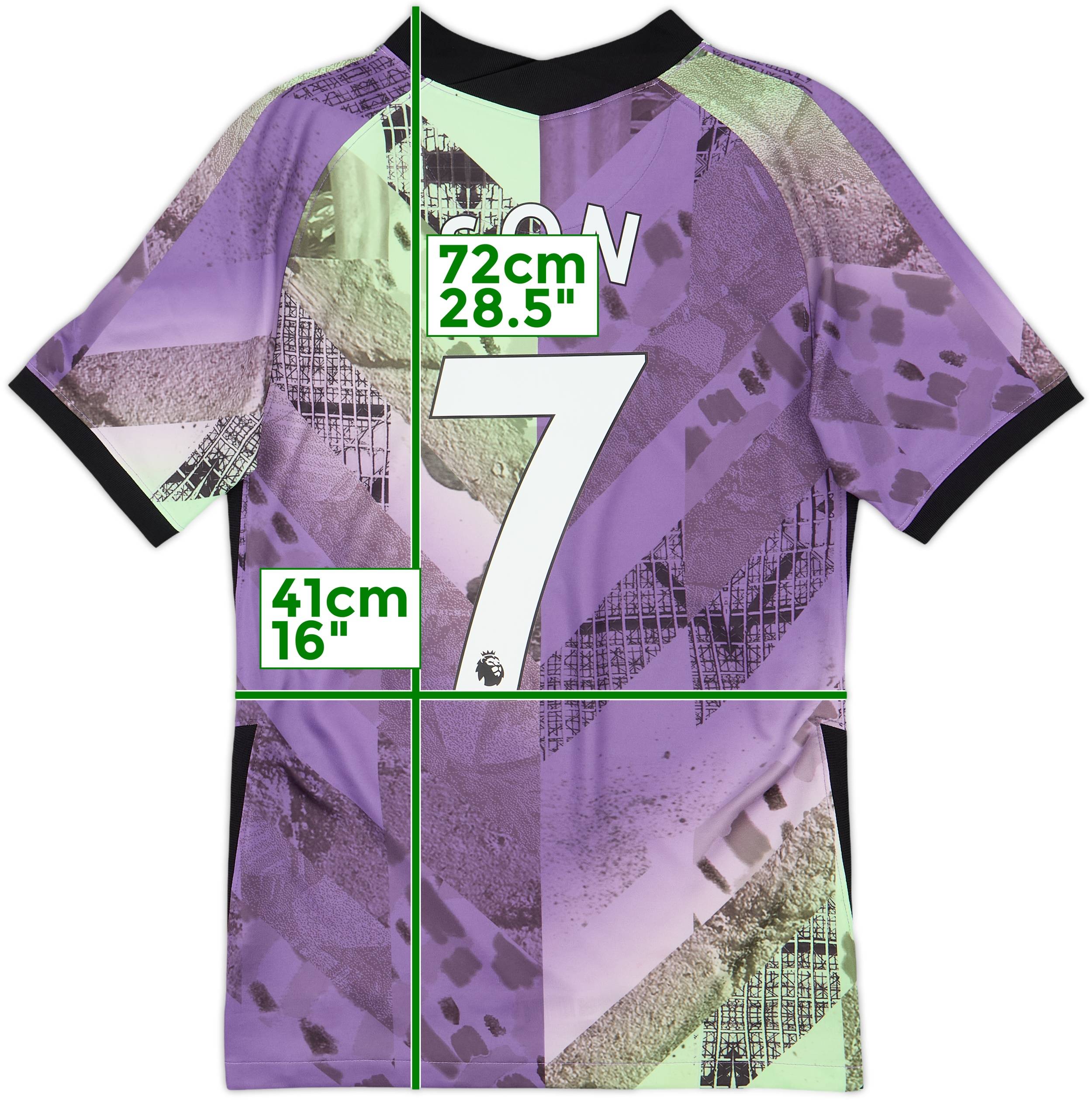 2021-22 Tottenham Third Shirt Son #7 10/10 (XS)