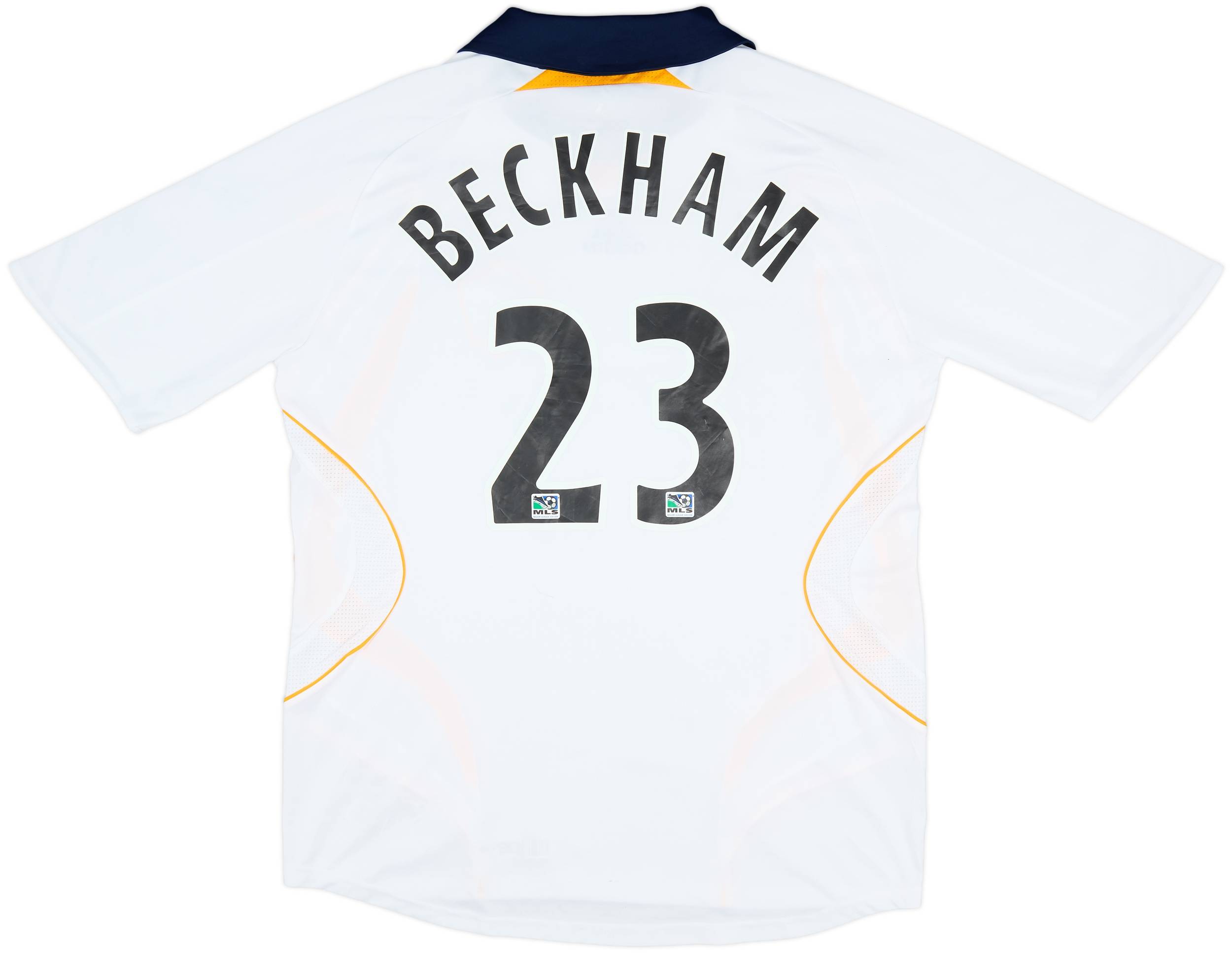 2007-08 LA Galaxy Home Shirt Beckham #23 - 4/10 - (L)