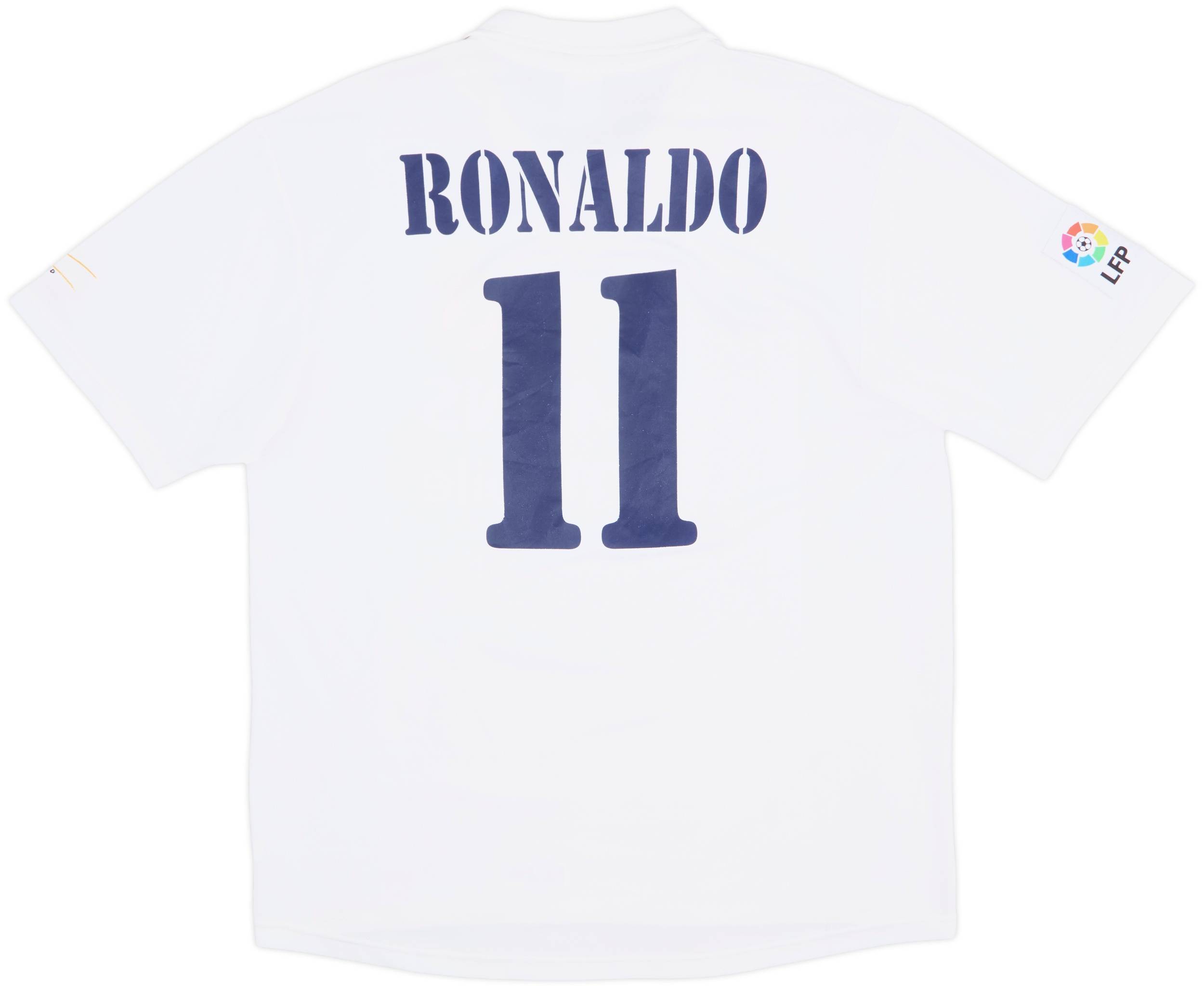 2002-03 Real Madrid Centenary Home Shirt Ronaldo #11 - 8/10