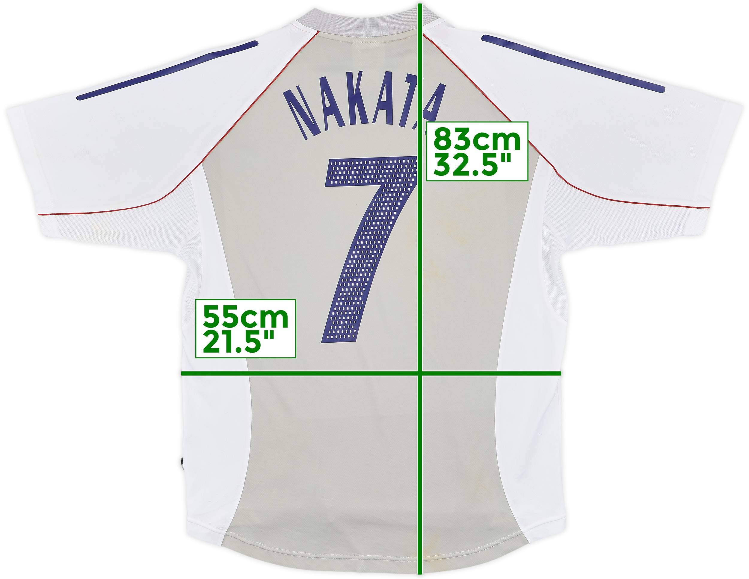 2002-04 Japan Away Shirt Nakata #7 - 6/10 - (L)
