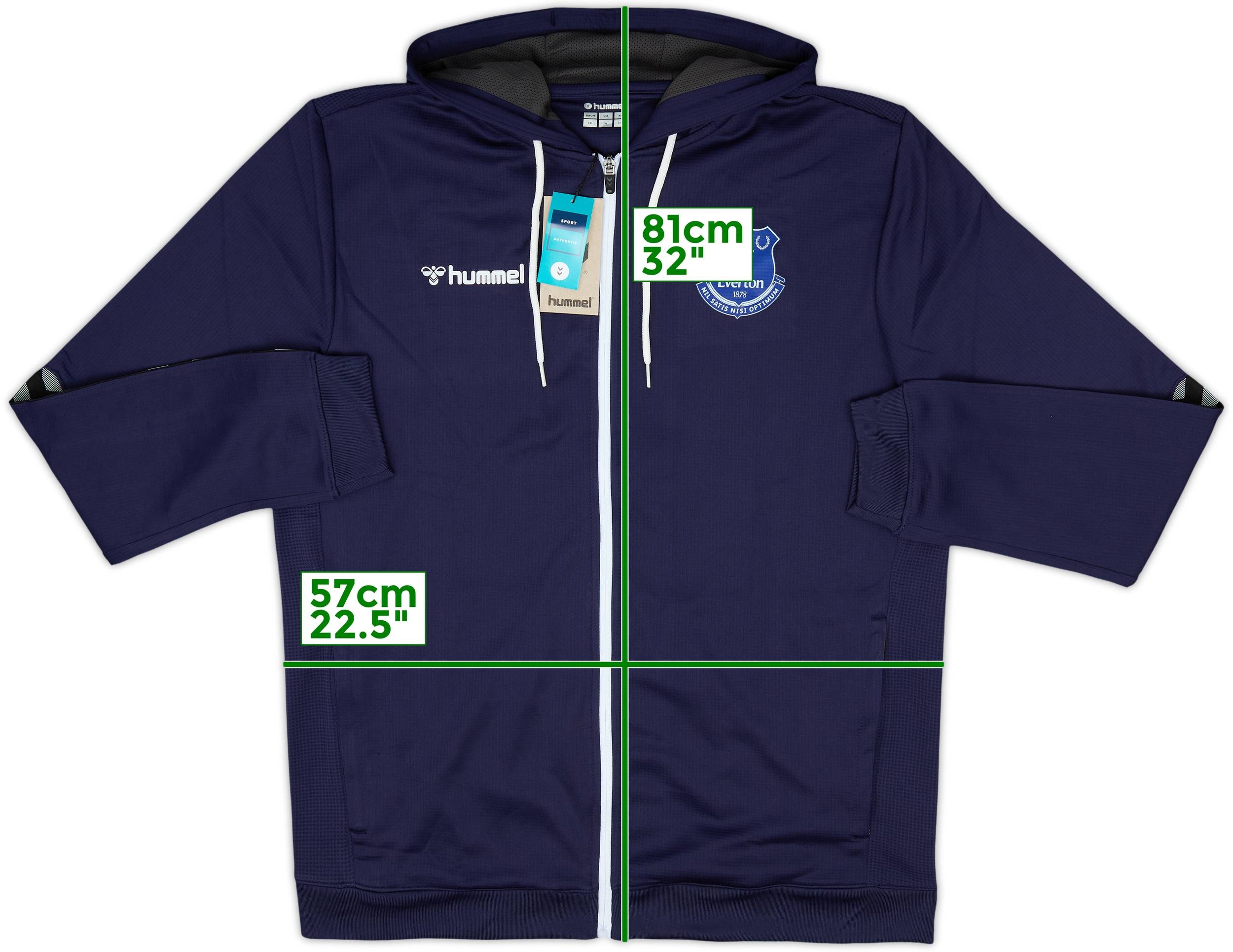 Mens Jacket Everton Hummel Jacket 2022-23 Everton Player Issue