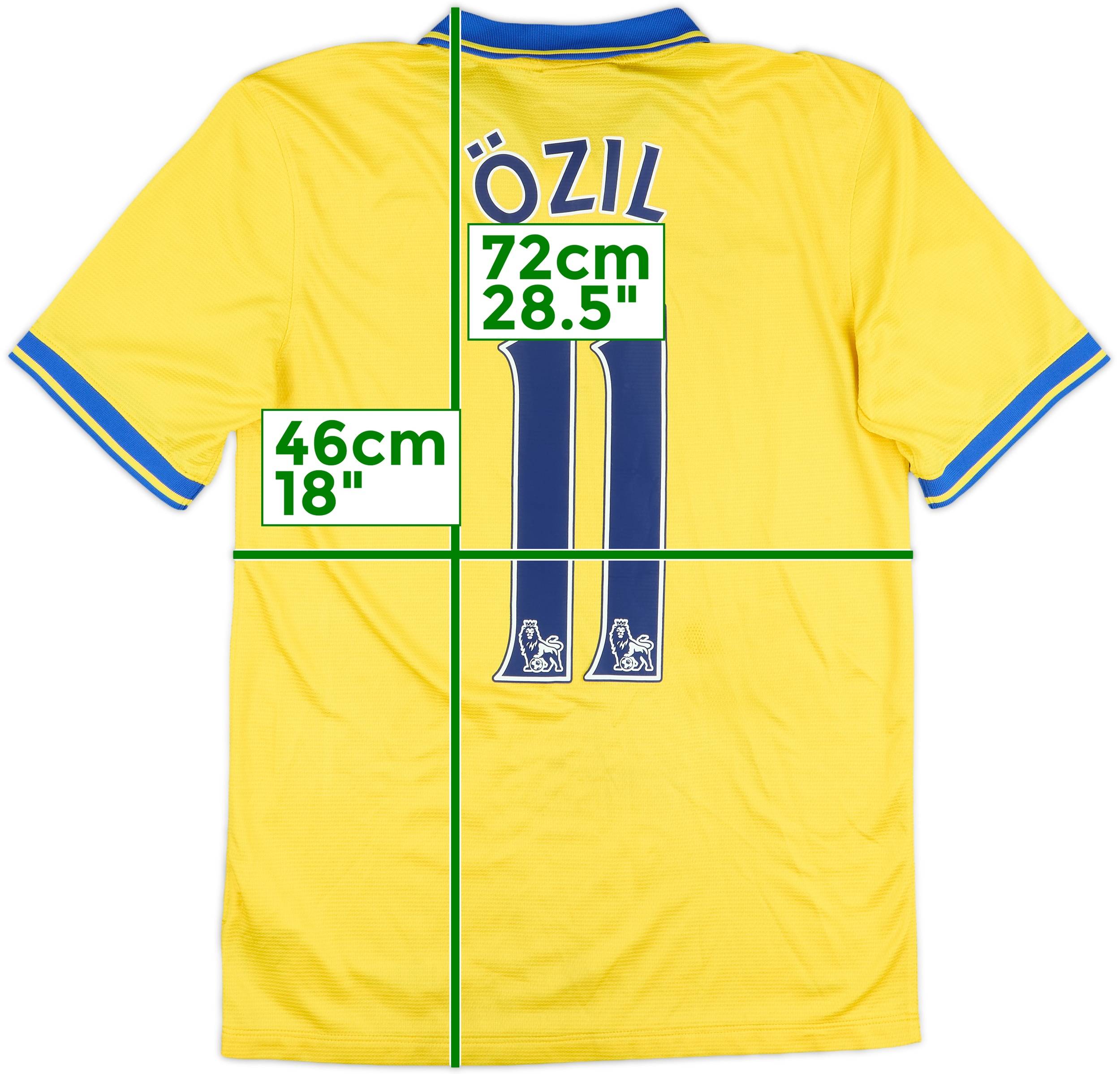 【美品】アーセナル ÖZIL 11 シャツ 2012-14 Arsenal Home Shirt Ozil #11 - 6/10 - (XL.Boys)