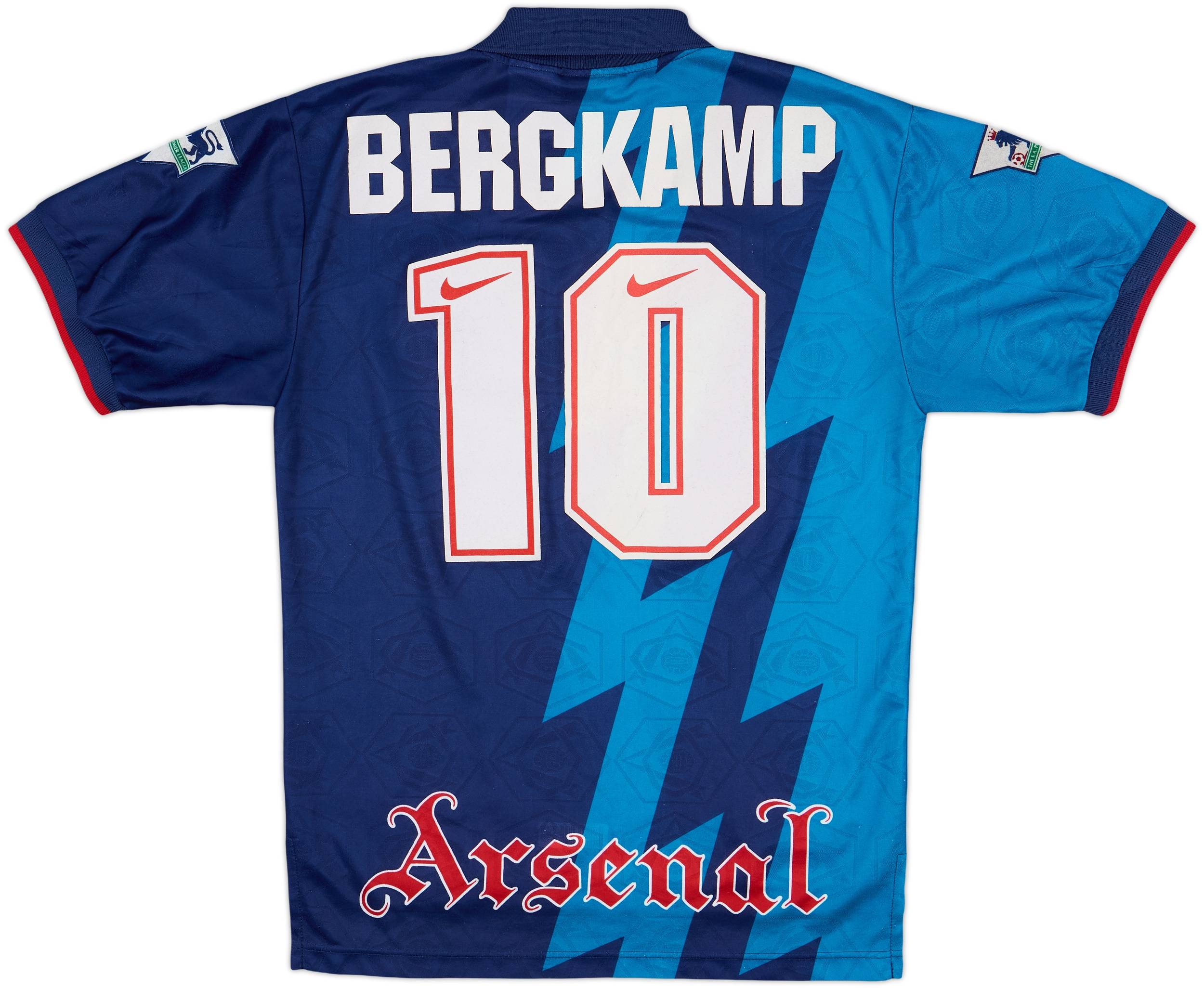 1995-96 Arsenal Away Shirt Bergkamp #10 - 9/10 - (S)